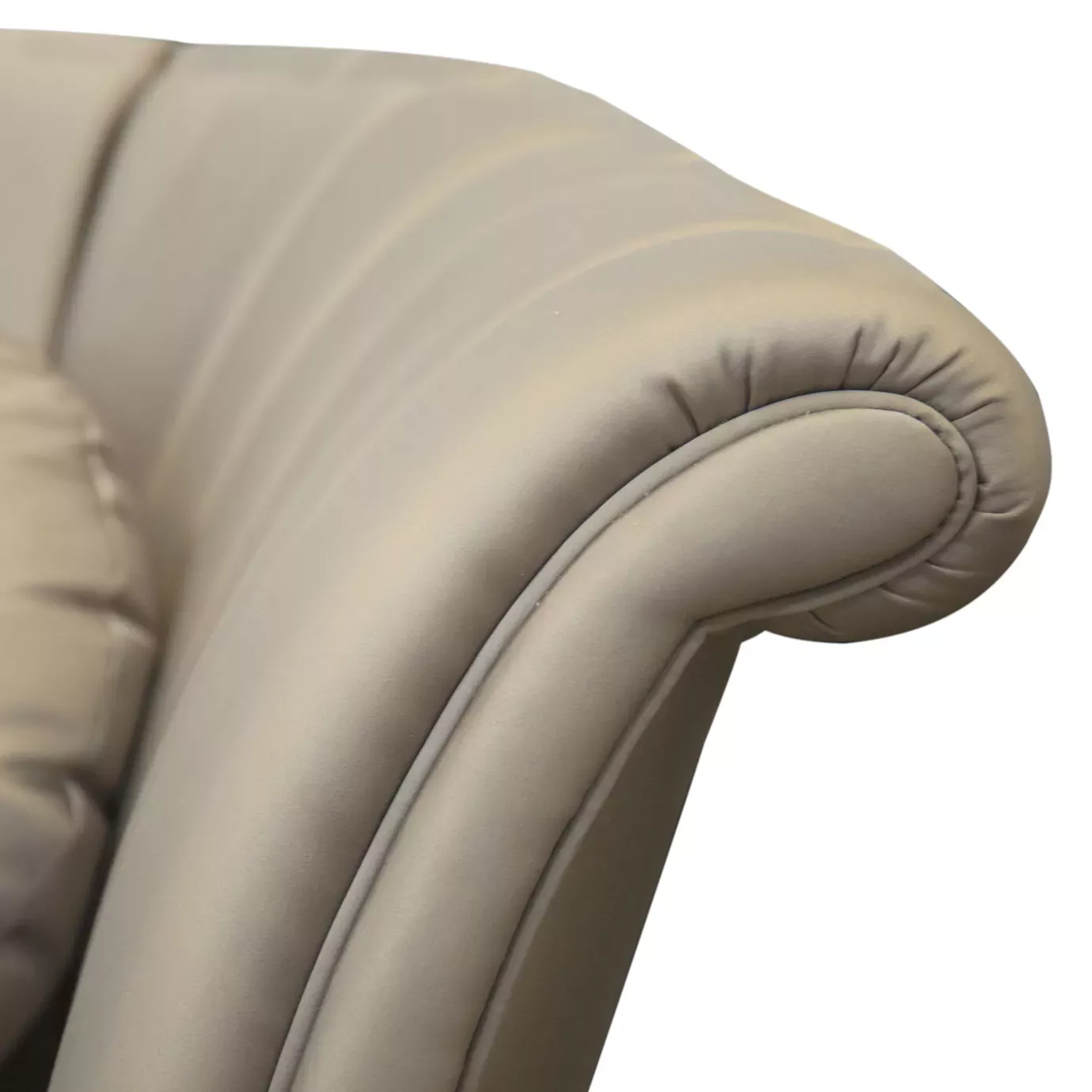 Langes Saphira Sofa mit Metallgestell