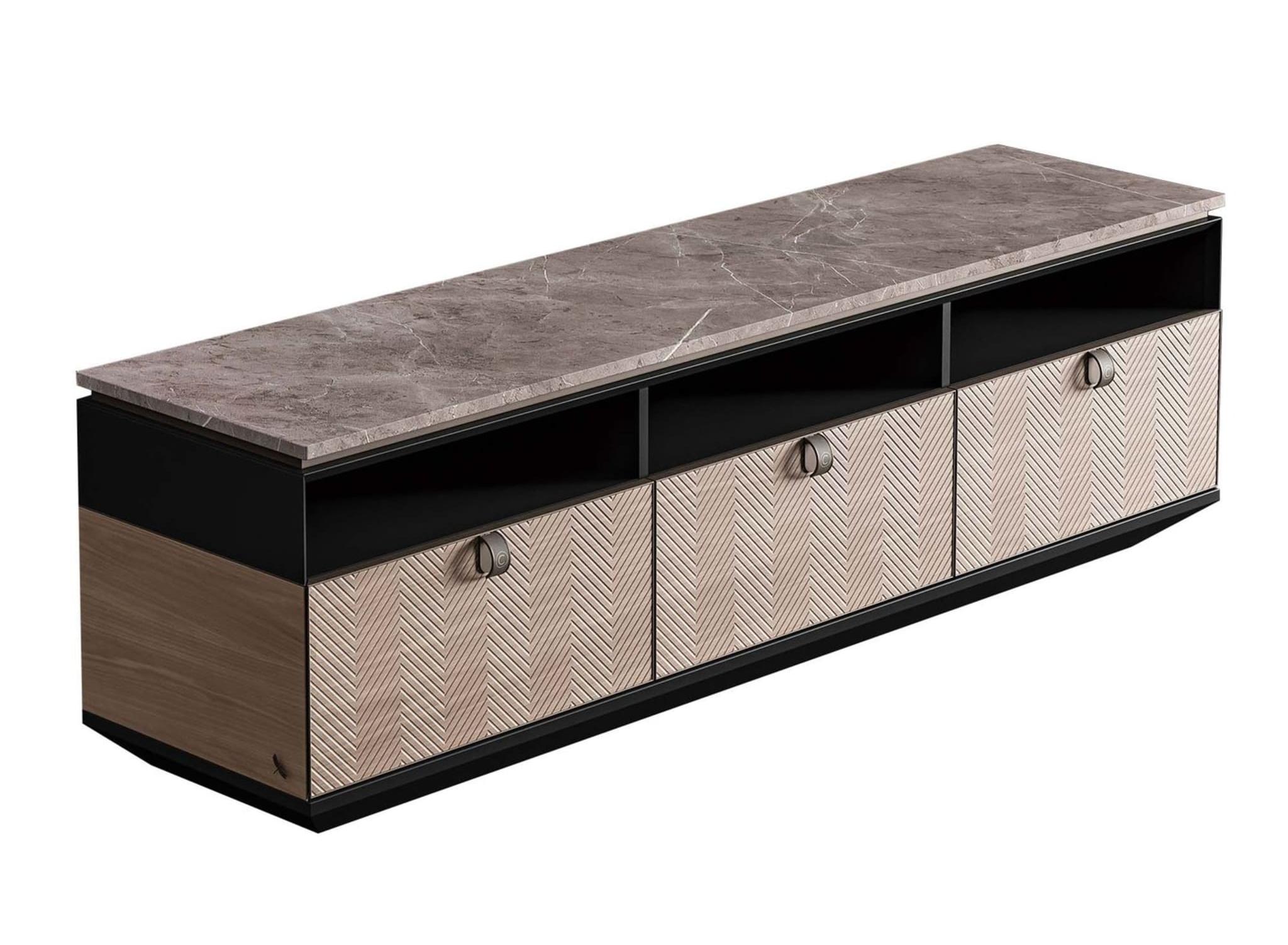 Marmor TV‑Schrank