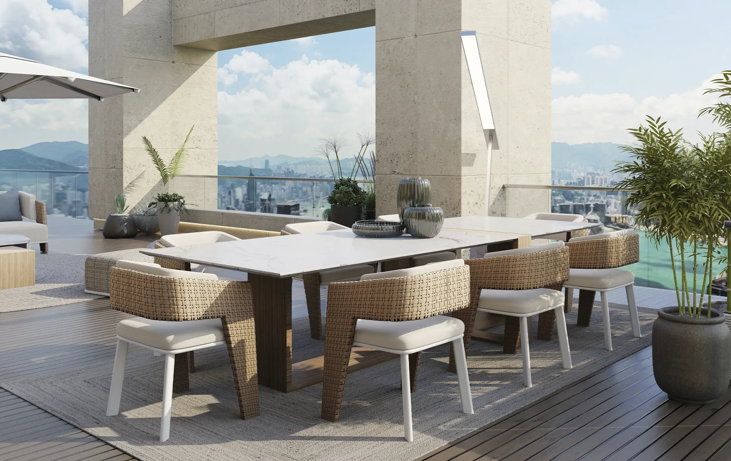 Whirlwind Outdoor‑Esstisch - 8