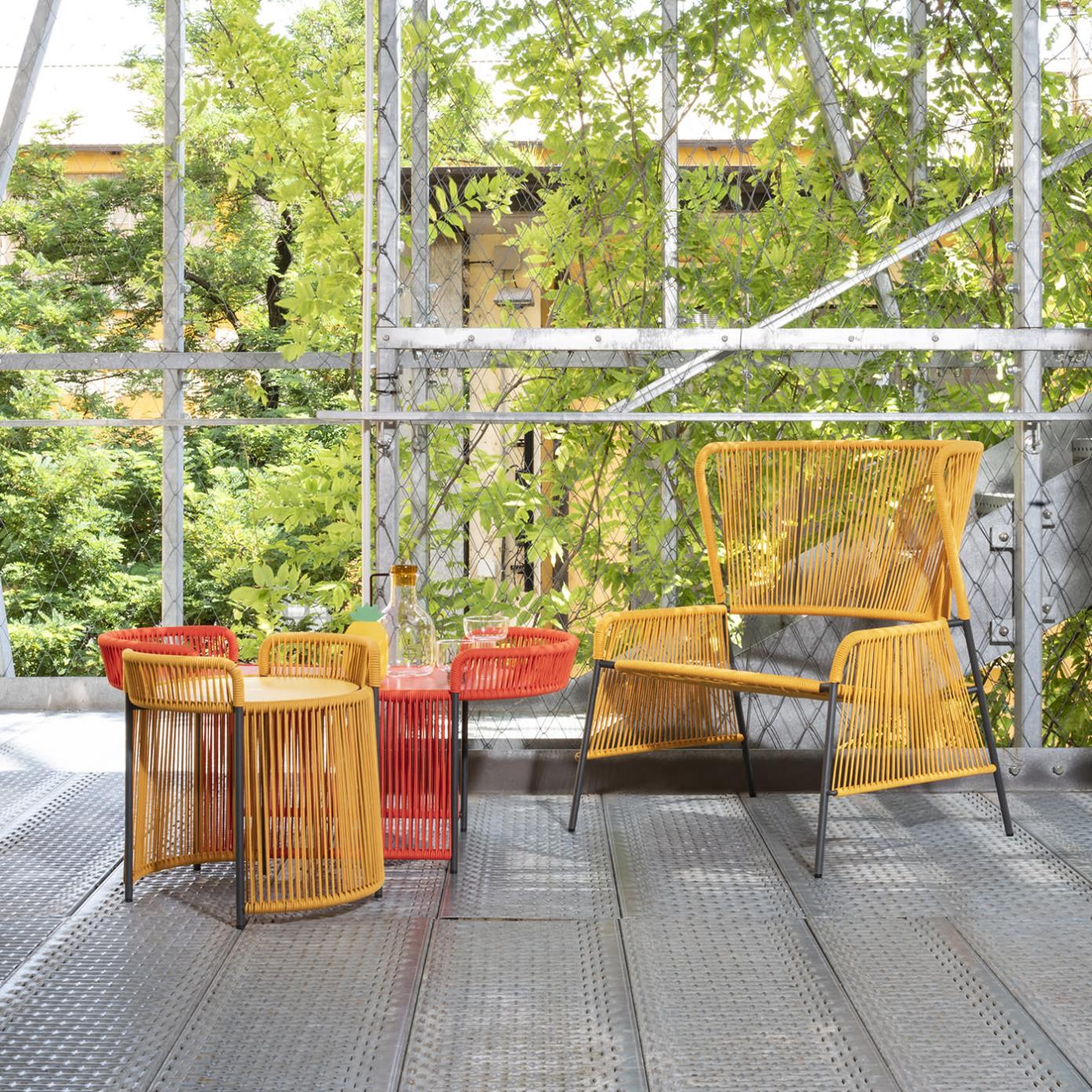 Altana SM Gelber Outdoor-Loungetisch