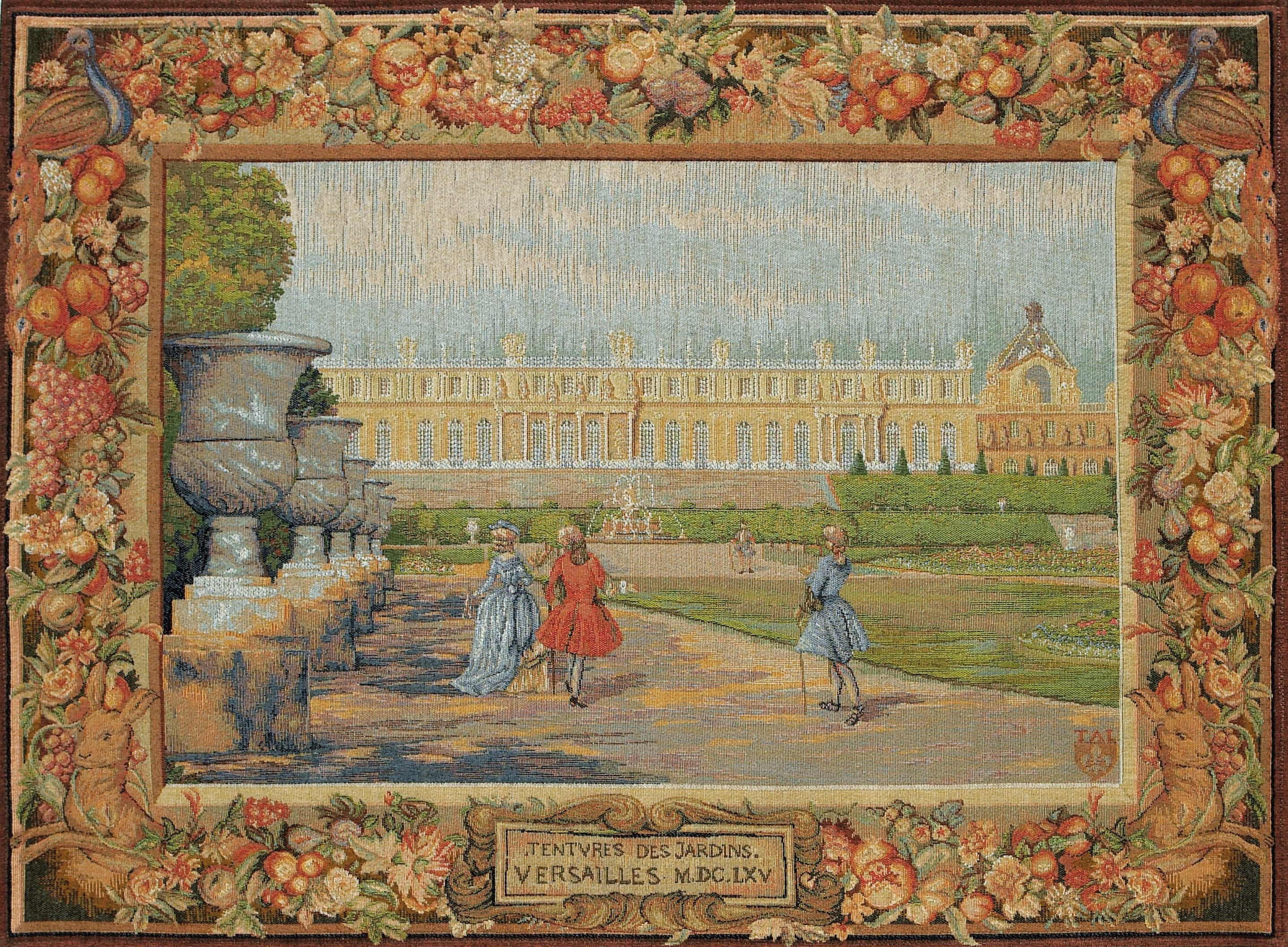 Kleines Versailles Wandteppich