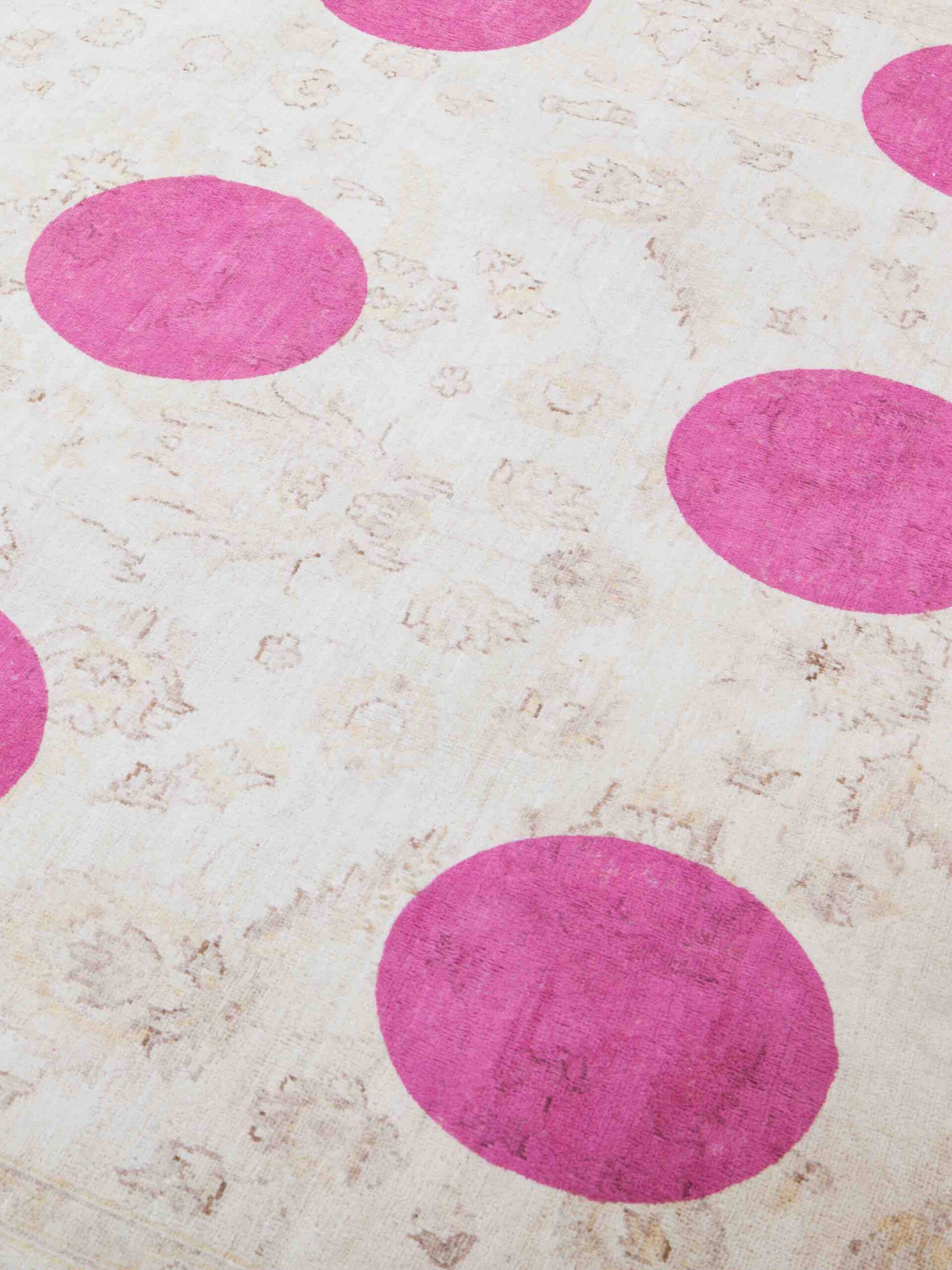 Double Layer Rosa Teppich