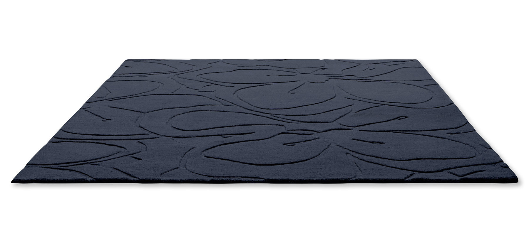 Romantic Magnolia Dk Blue 162708 Teppich | Größe: 250 x 350 cm