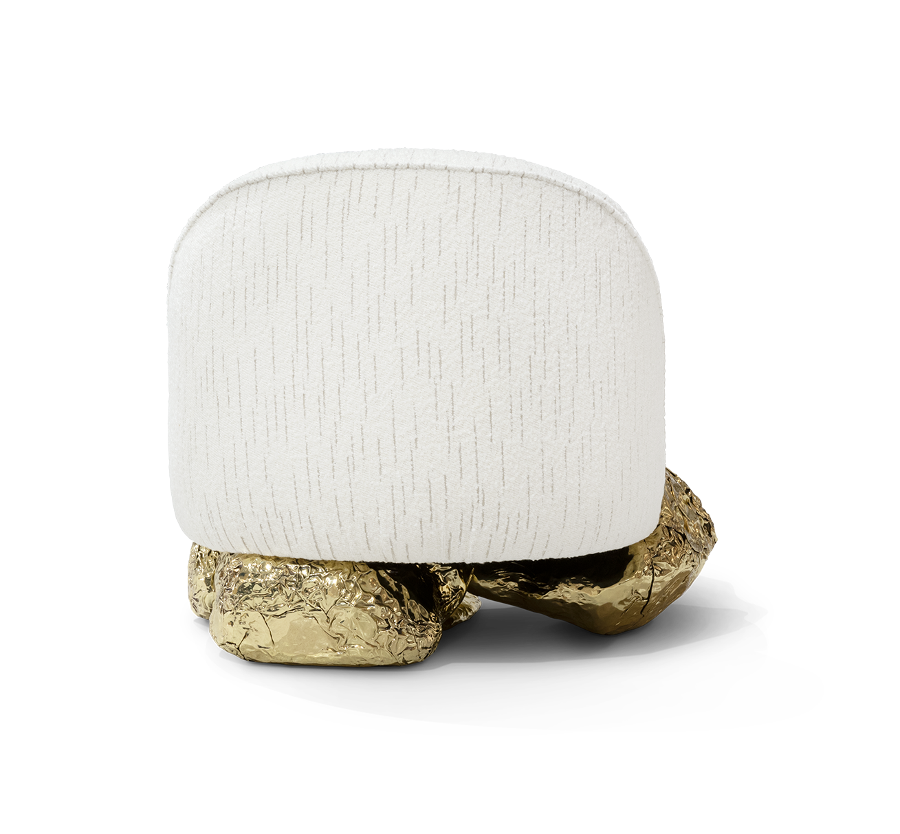 Angora Weißer Sessel