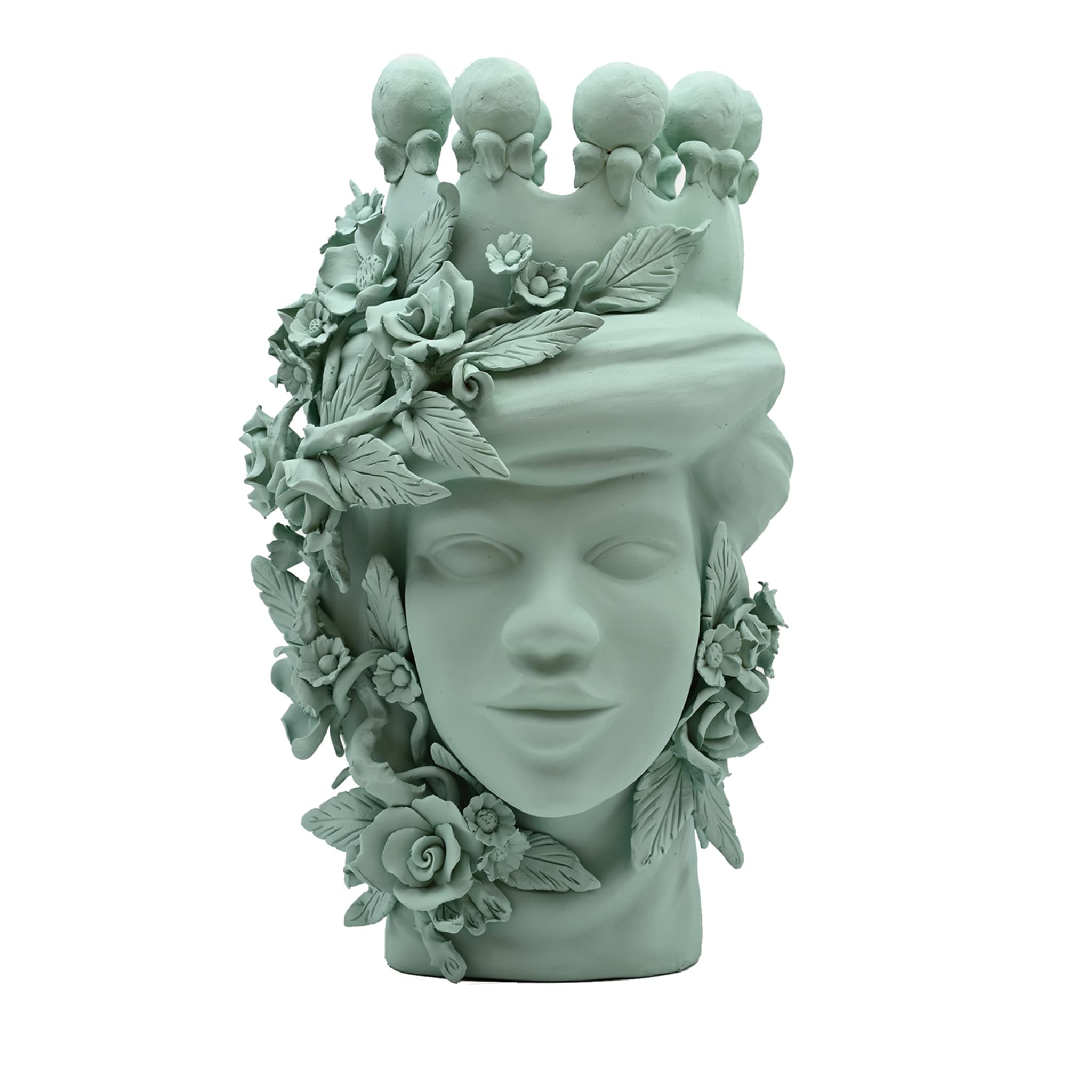 Maure‑Kopf handgefertigte Skulptur