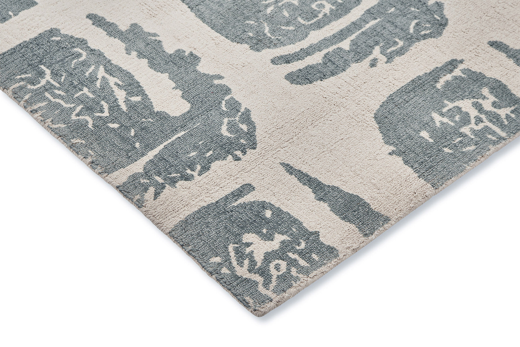 Woodblock Grey 163001 Teppich | Größe: 200 x 280 cm