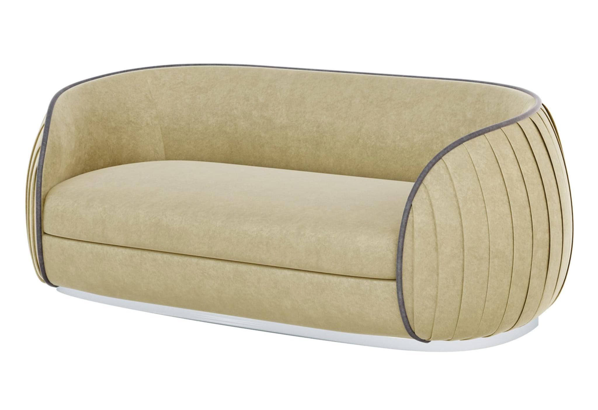 Loto Zeitgenössisches Designer‑Sofa | Polster: Stoff