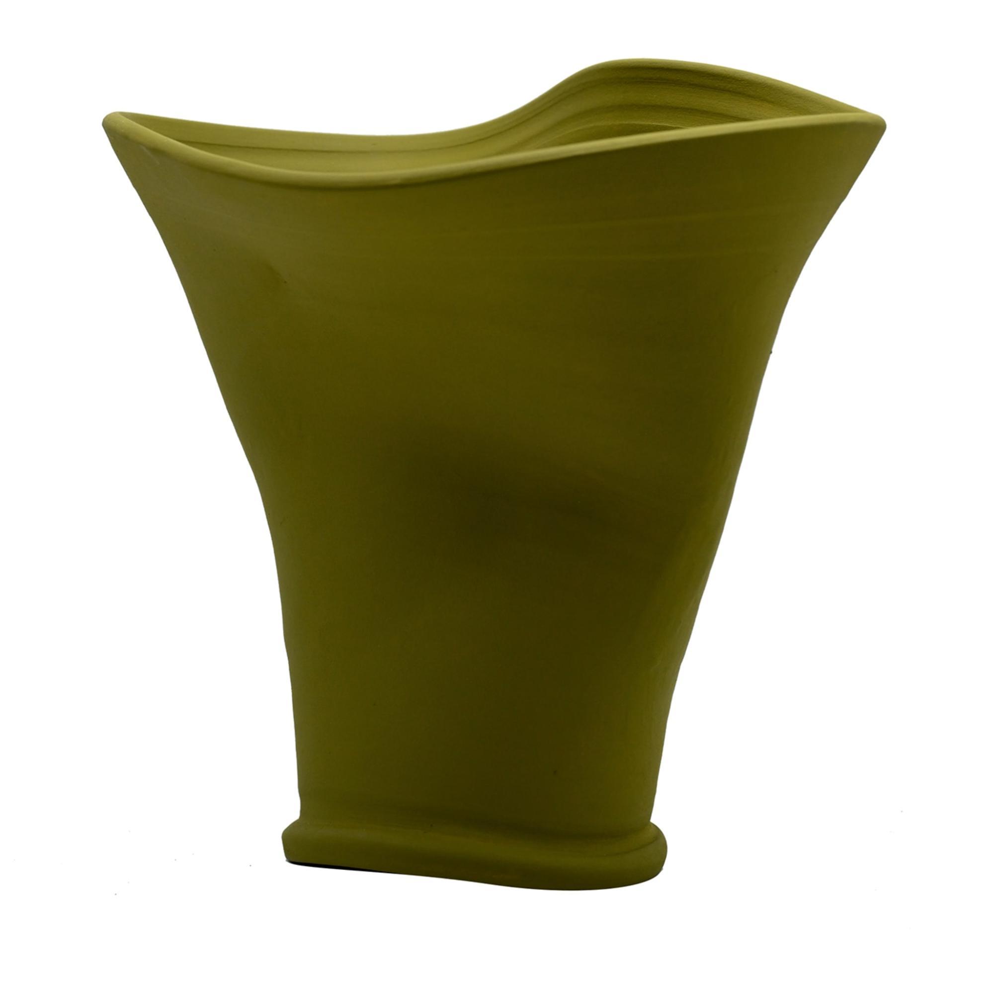 Pistazie handgeformte Vase
