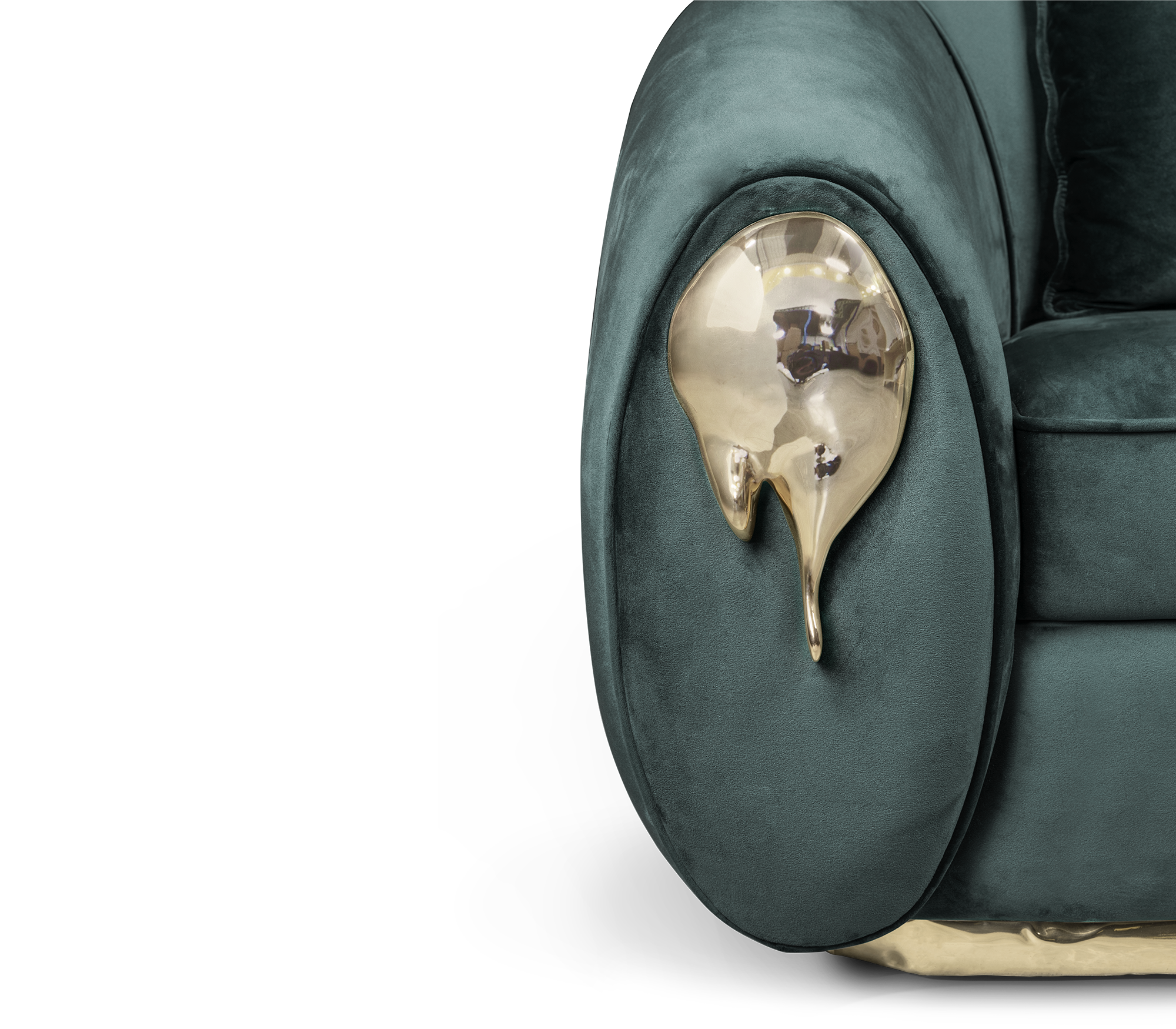 Solara Grüner Luxus‑Sessel