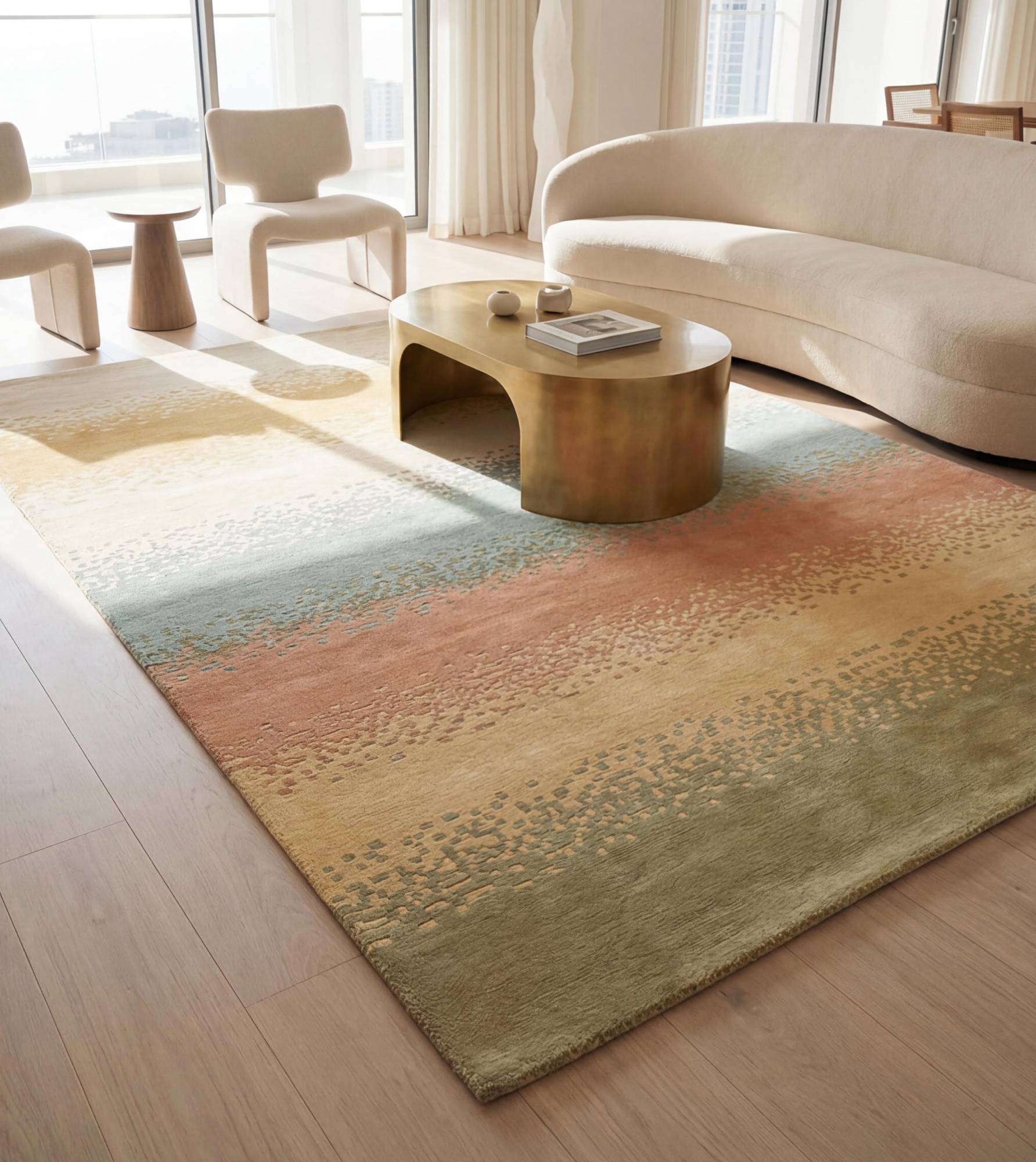 Desert Bands Multi Teppich