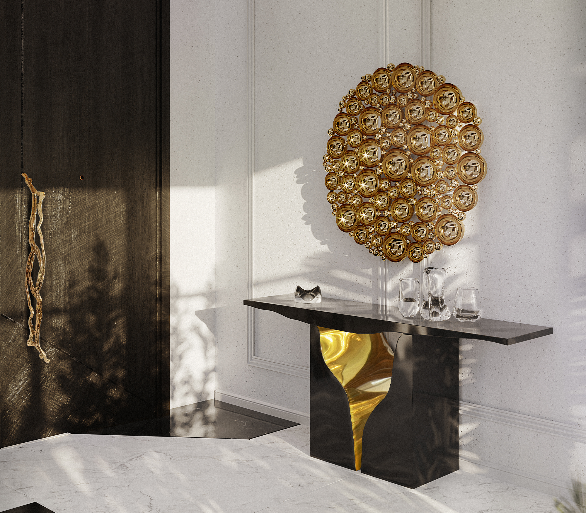 Fissure Schwarze Konsole