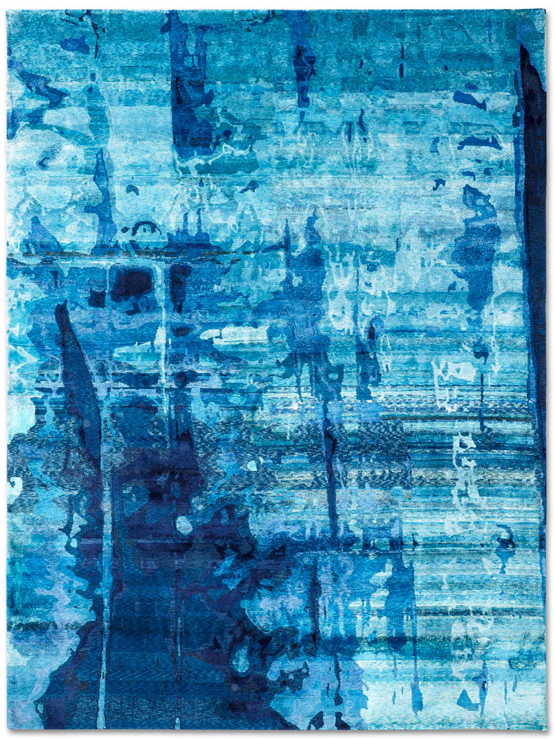 Ice ECO auf Turquoise Teppich | Größe: 365 x 457 cm