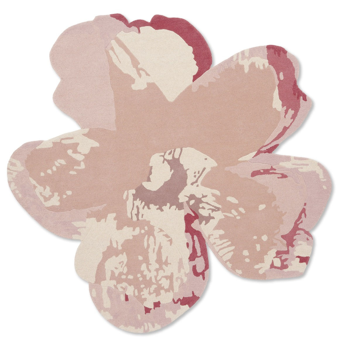 Shaped Magnolia Light Pink 162302 Teppich | Größe: Ø 150 cm