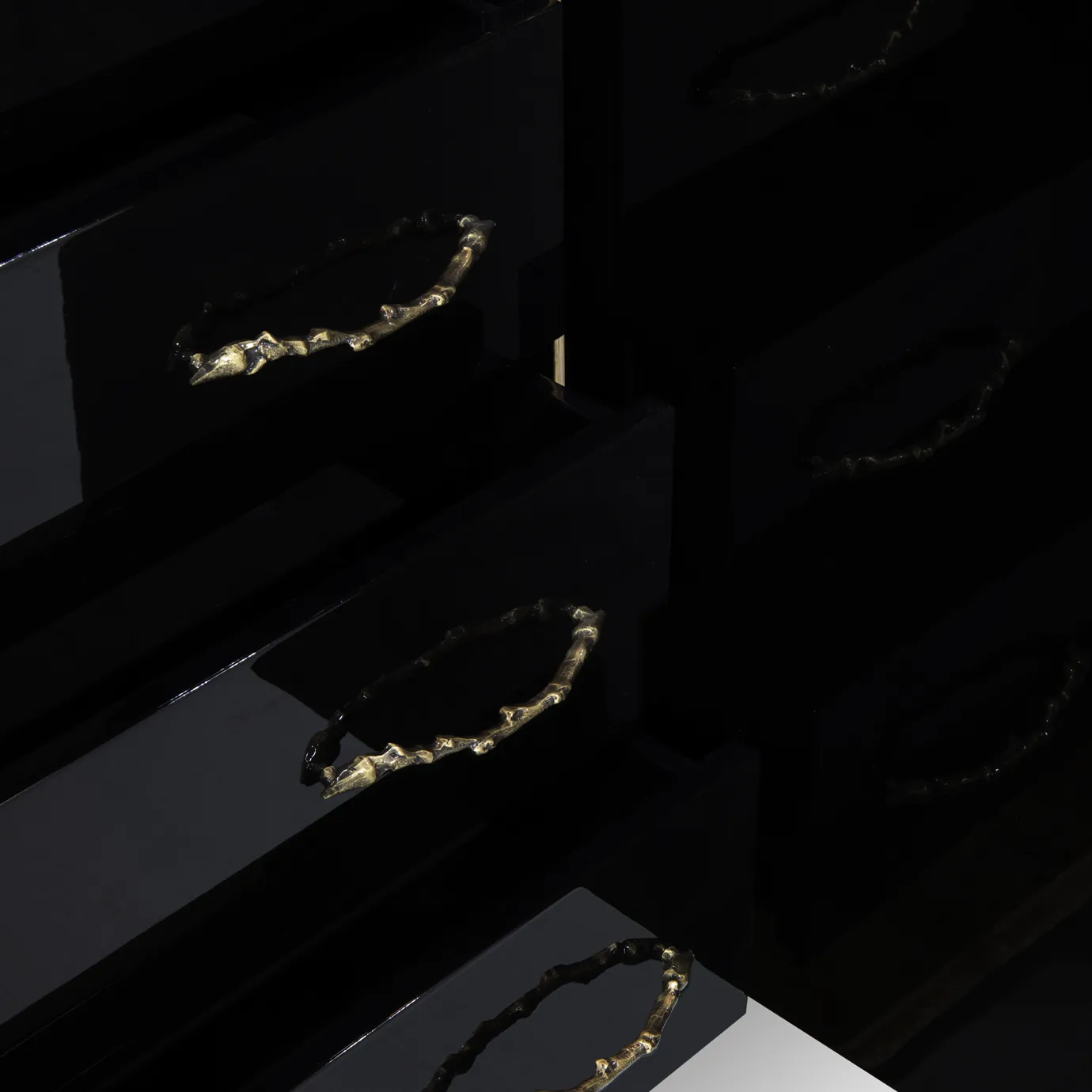 Mirage Gealterter Spiegel‑Armoire