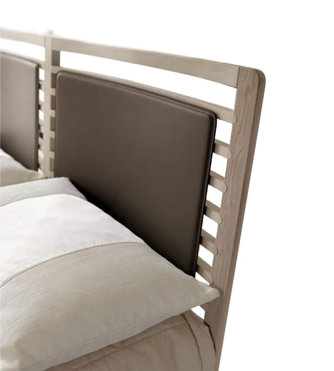 Essentia Italienisches Bett | Fertigstellung: Grey solid walnut