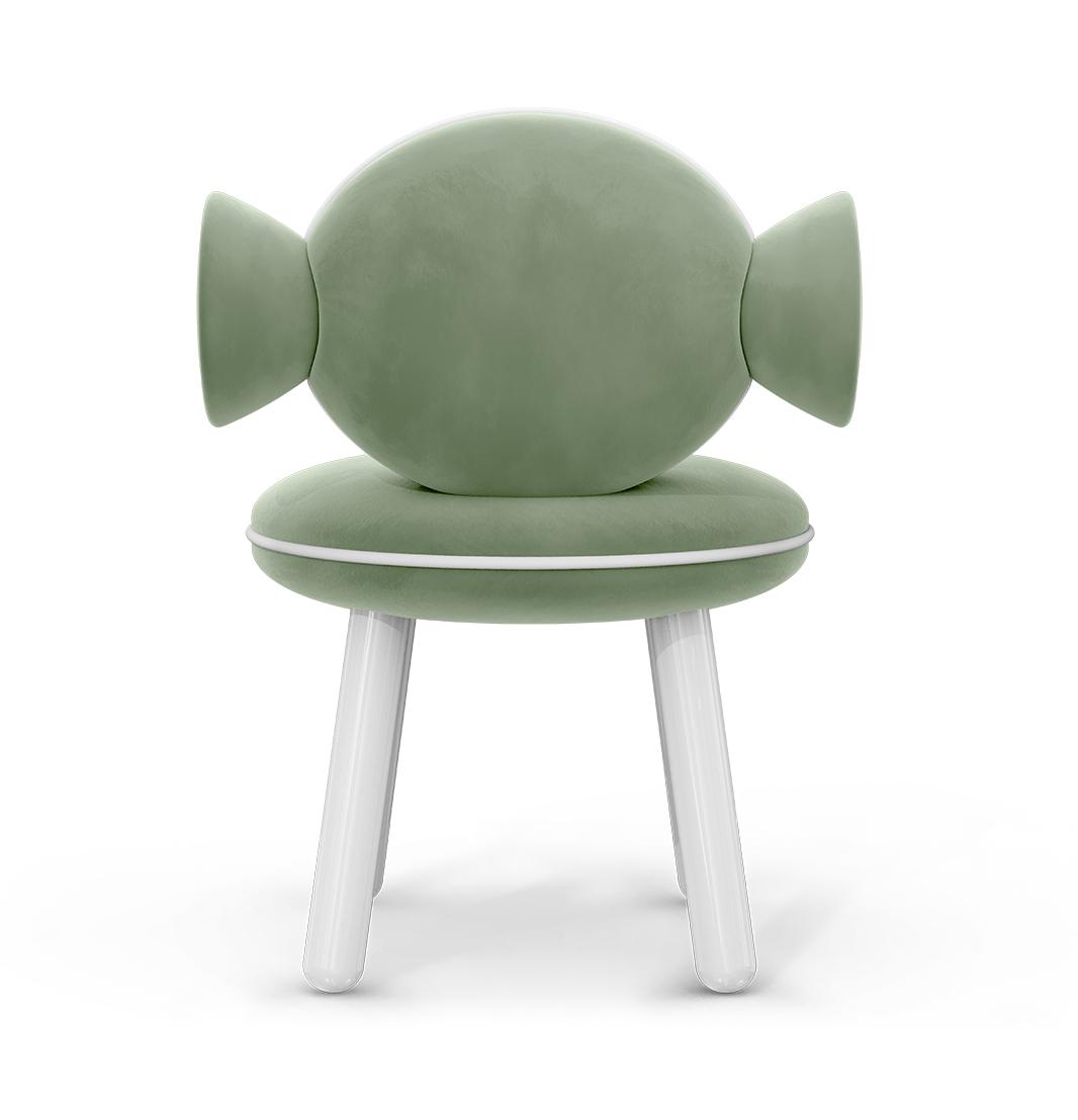 Lollipop grüner Pouf‑Sessel