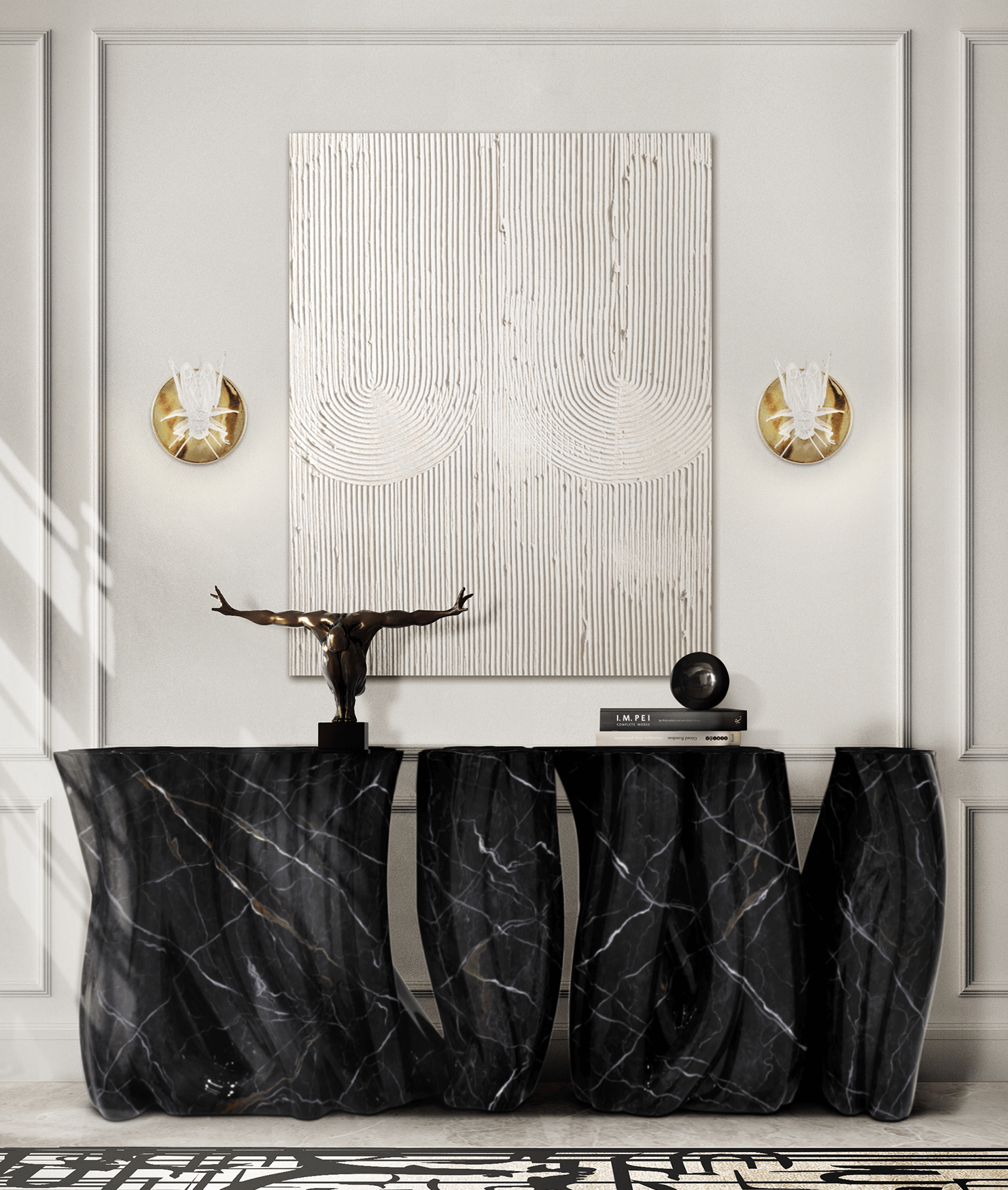 Filigran‑Cricket Wandleuchte