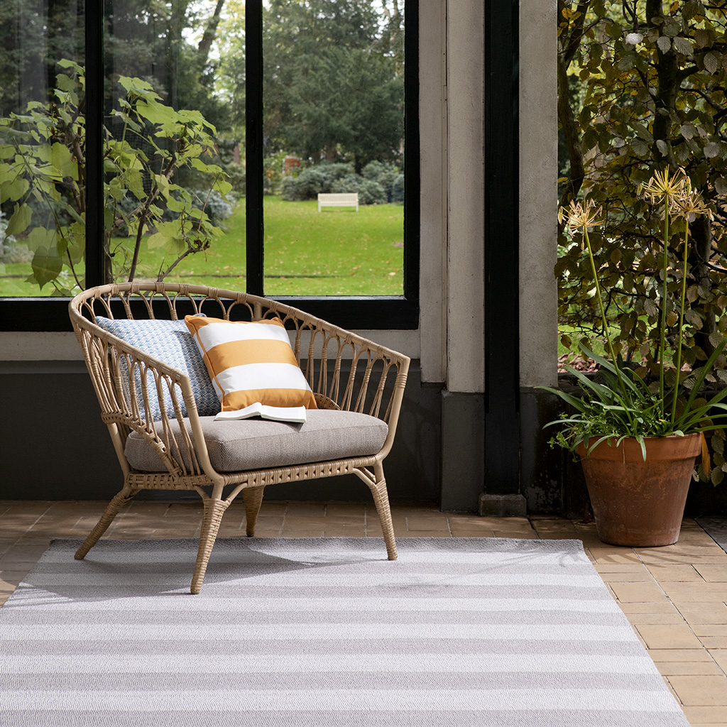 Lille Dove Grey Outdoor-Teppich | Größe: 160 × 230 cm