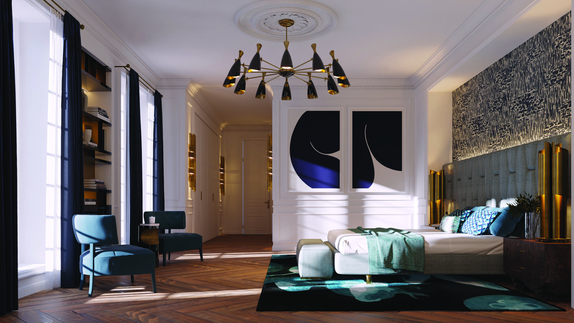 Noble Runde Pendelleuchte - 4