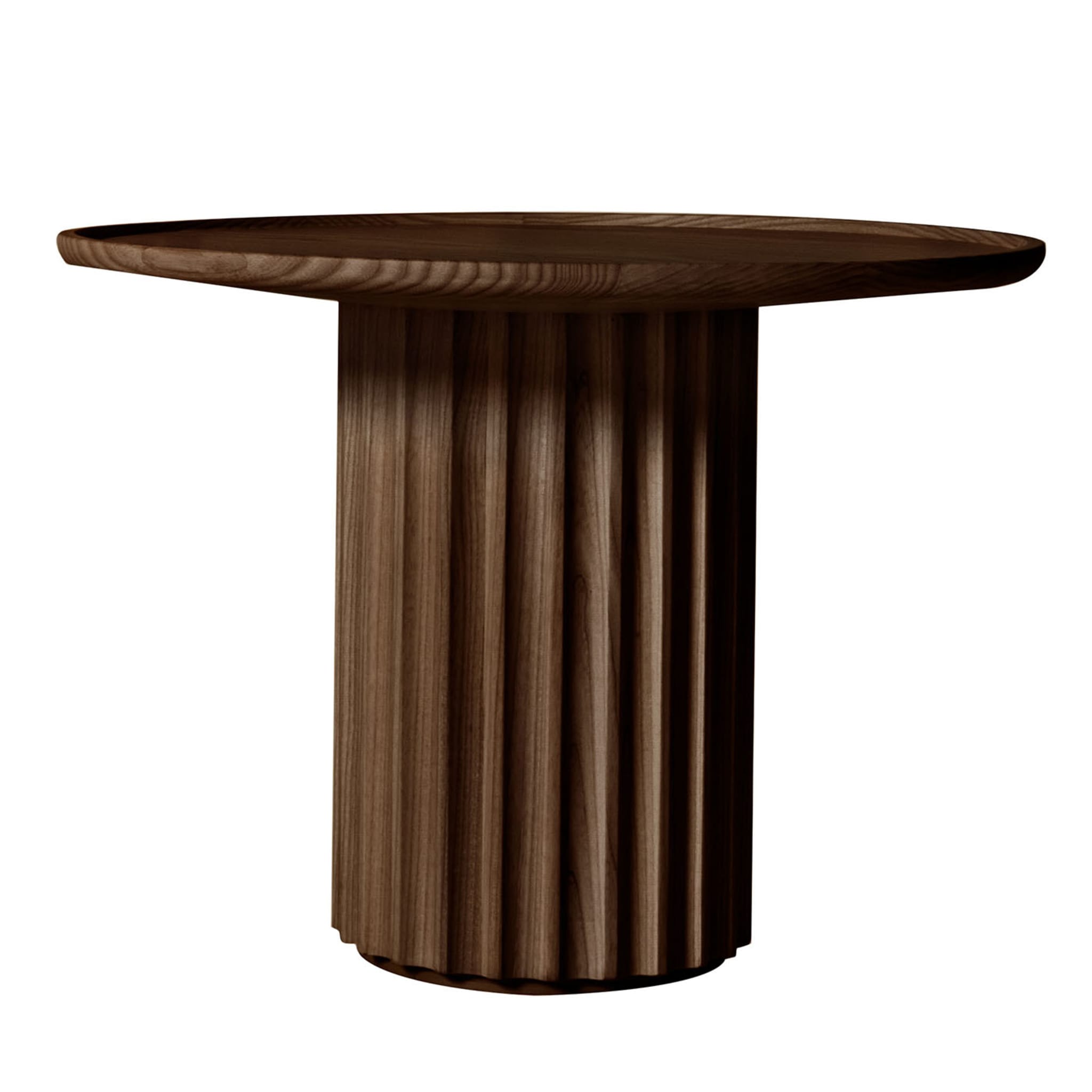 Capitello Brown Ash Couchtisch | Dimensions: Ø 40 cm