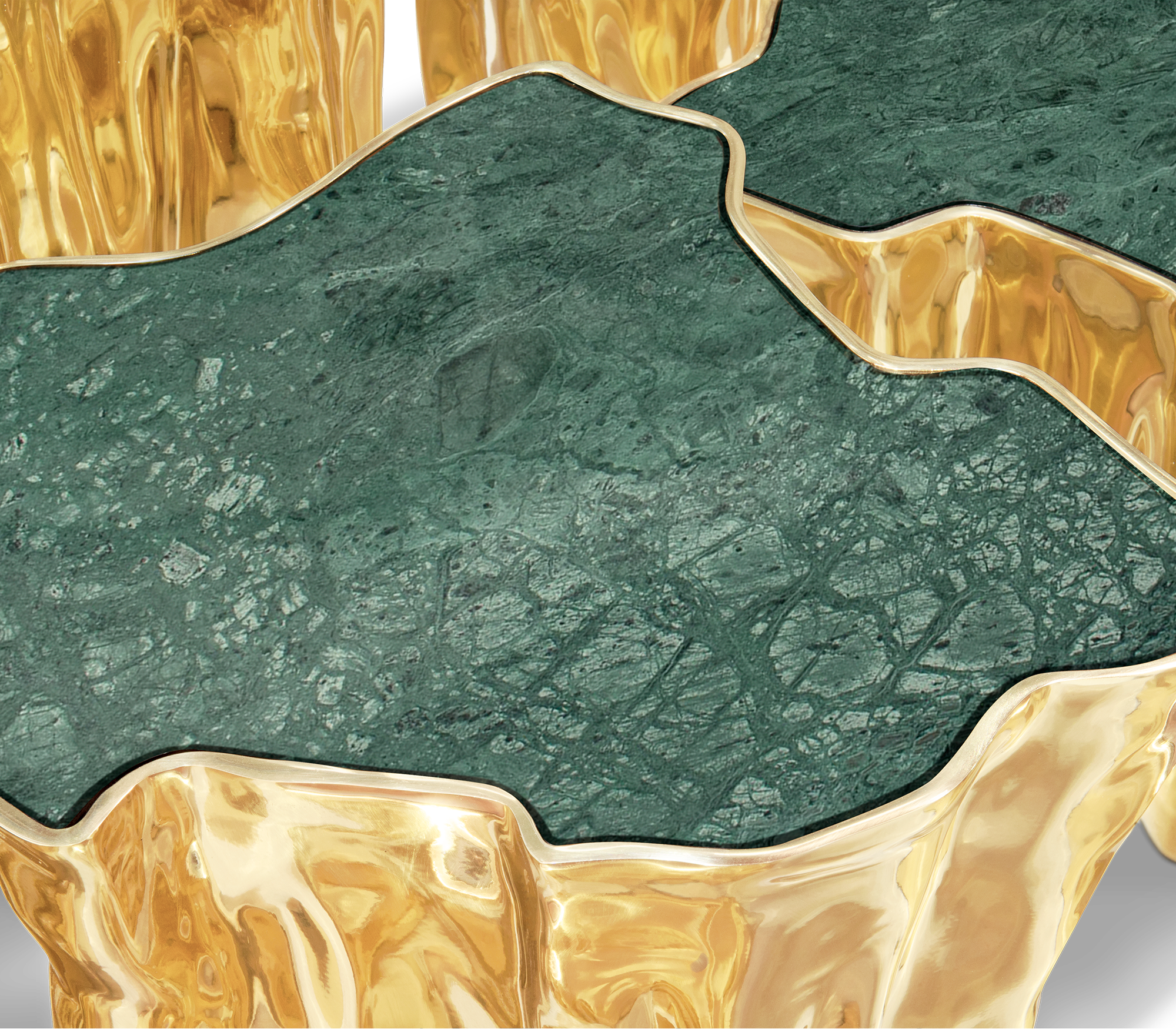 Paradise Serie Smaragd‑Couchtisch