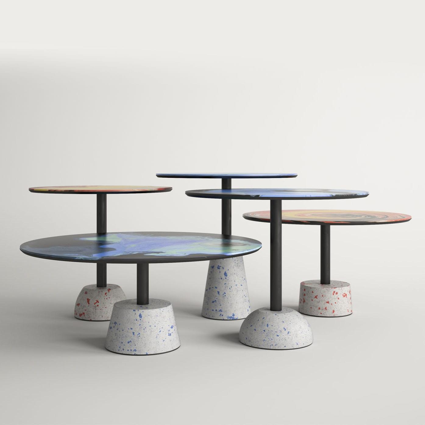 Astraliti Runder Metallcouchtisch