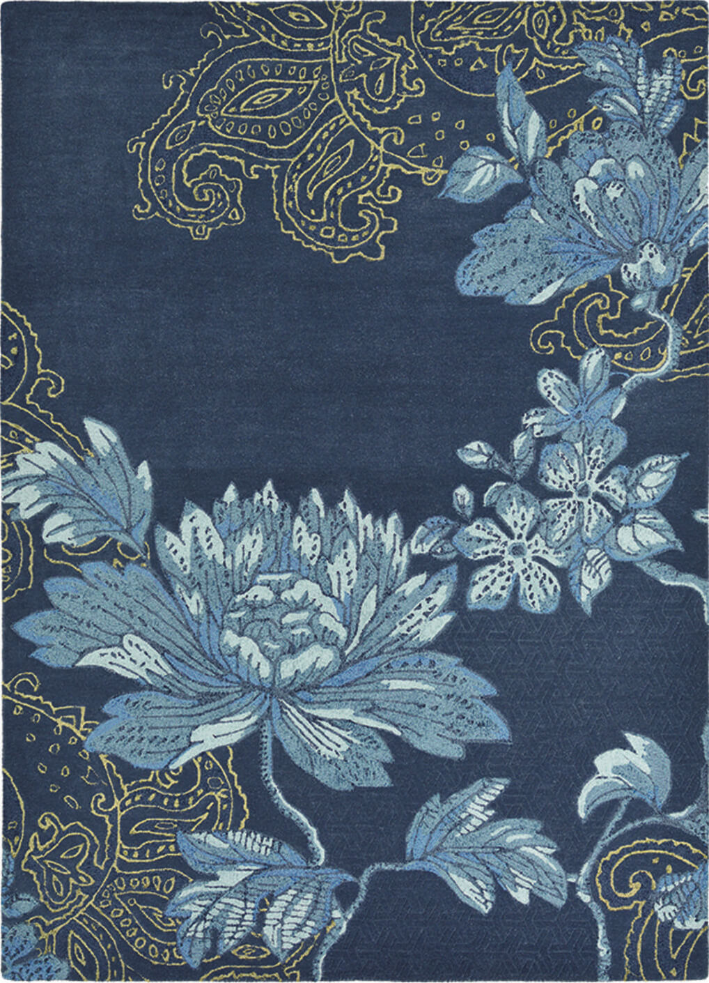Fable Floral Blue 37508 Teppich | Größe: 170 x 240 cm