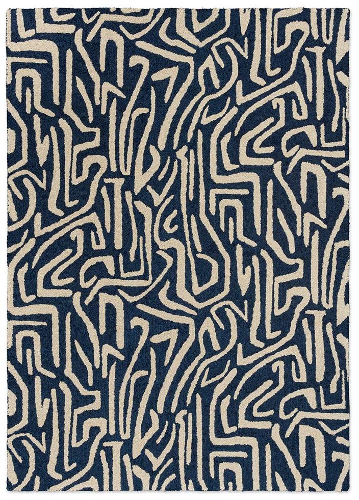 Melodic Blue Outdoor-Teppich | Größe: 160 x 230 cm