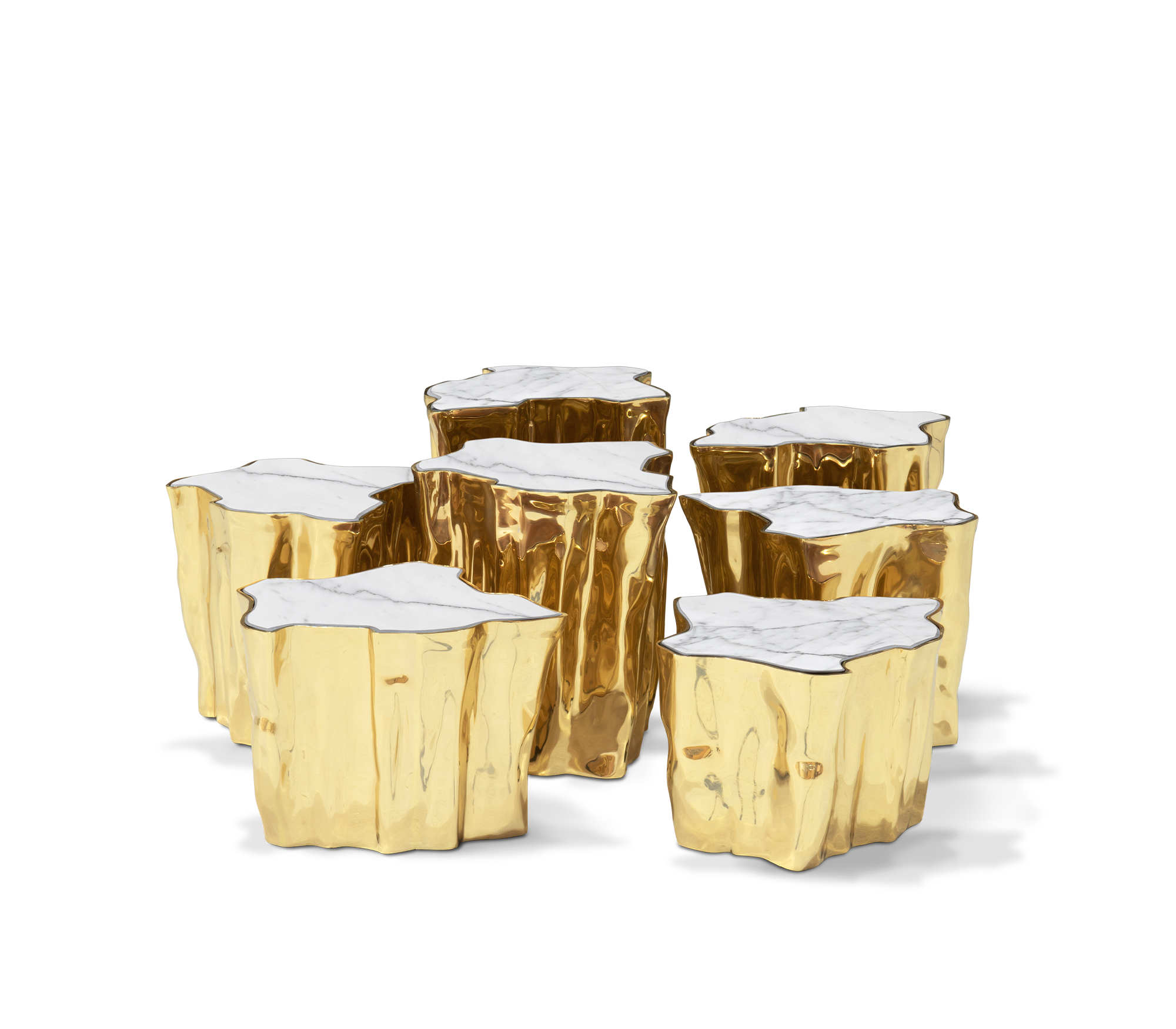 Paradise Serie Elfenbein‑Couchtisch