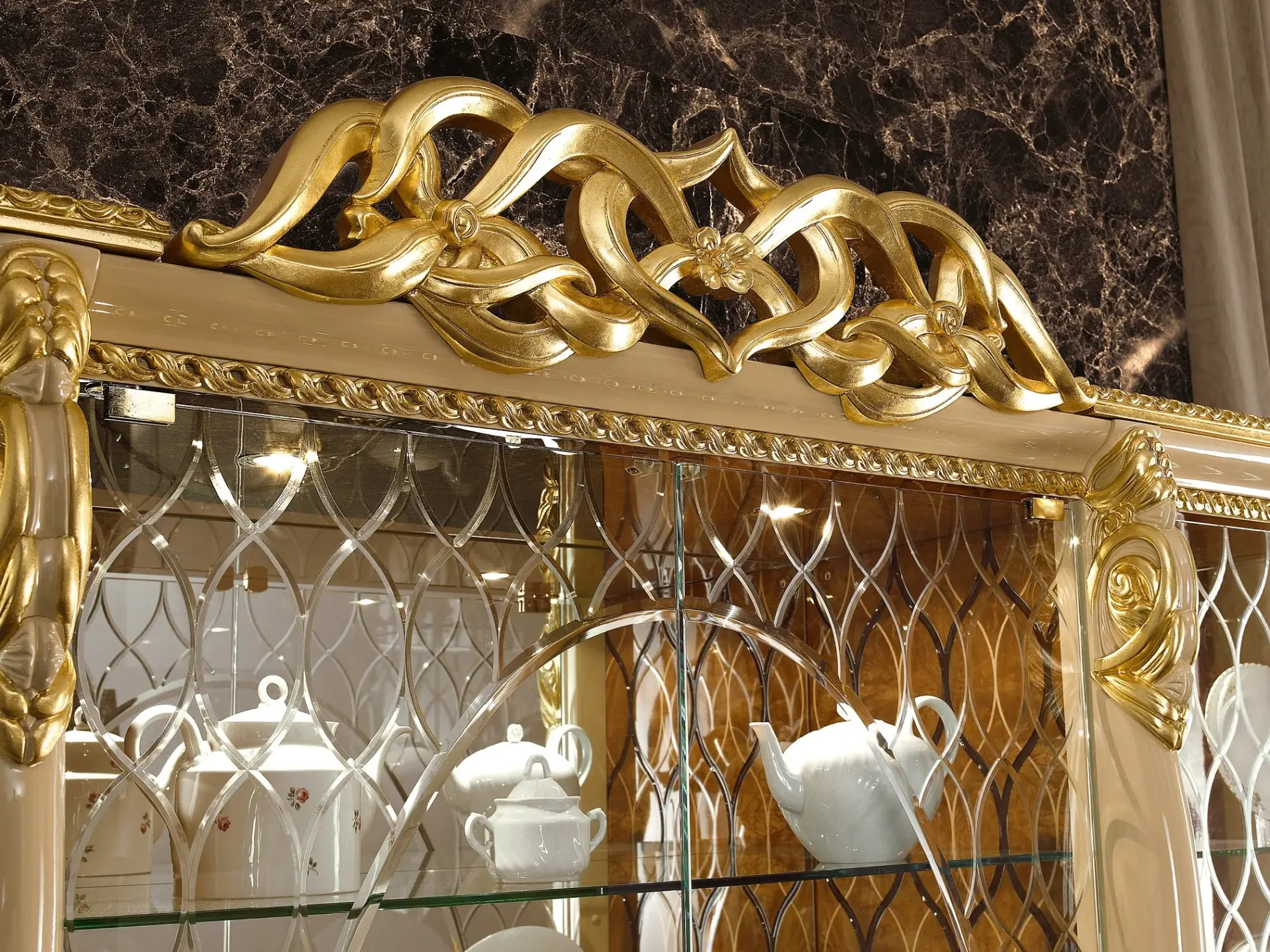 Harmony Italienischer Vitrinenschrank