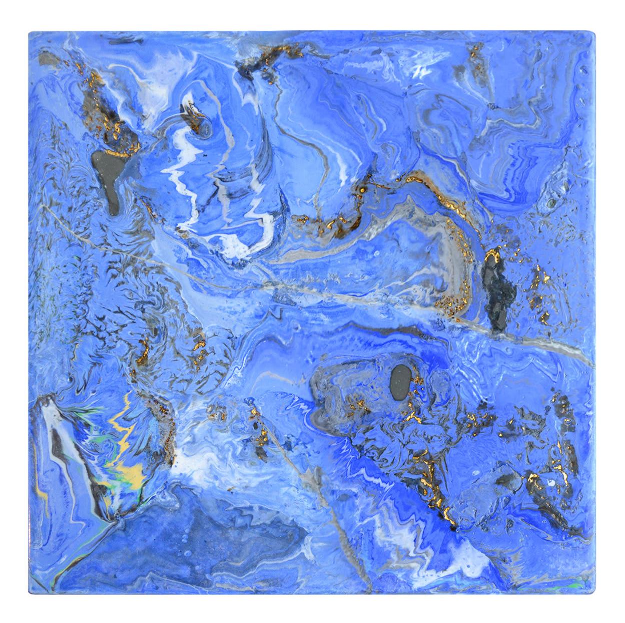 Ultramarine Blauer Beistelltisch