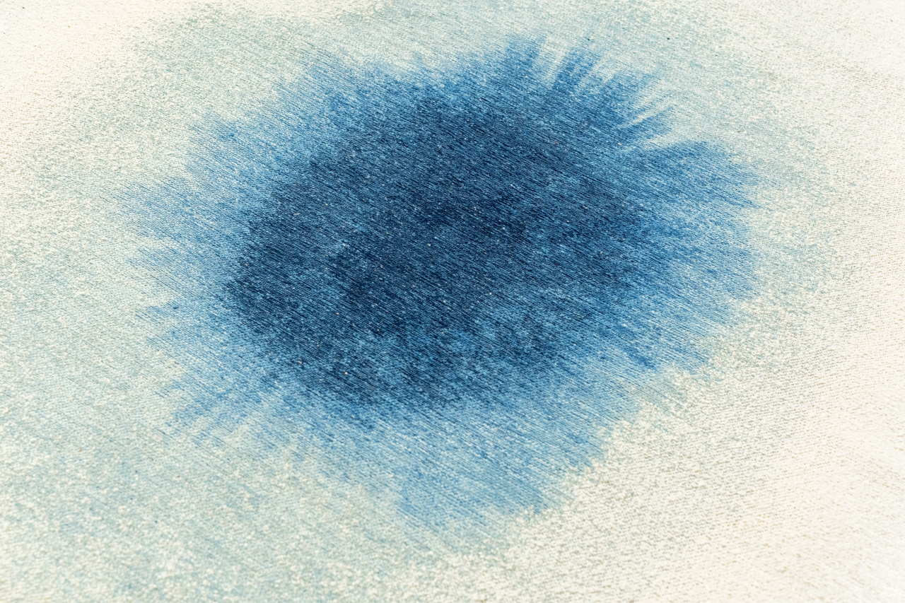Drop Dream In Blue Teppich | Größe: 100 × 140 cm