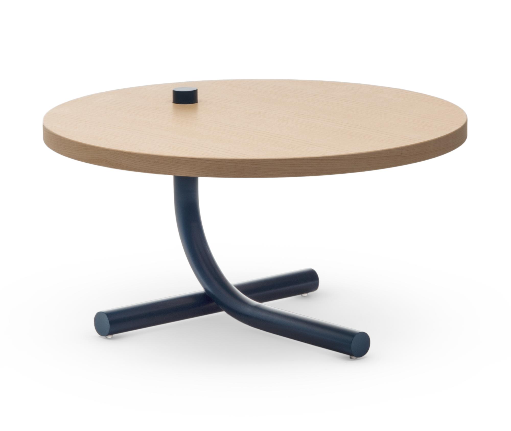 Bubalus Beige/Blauer Couchtisch