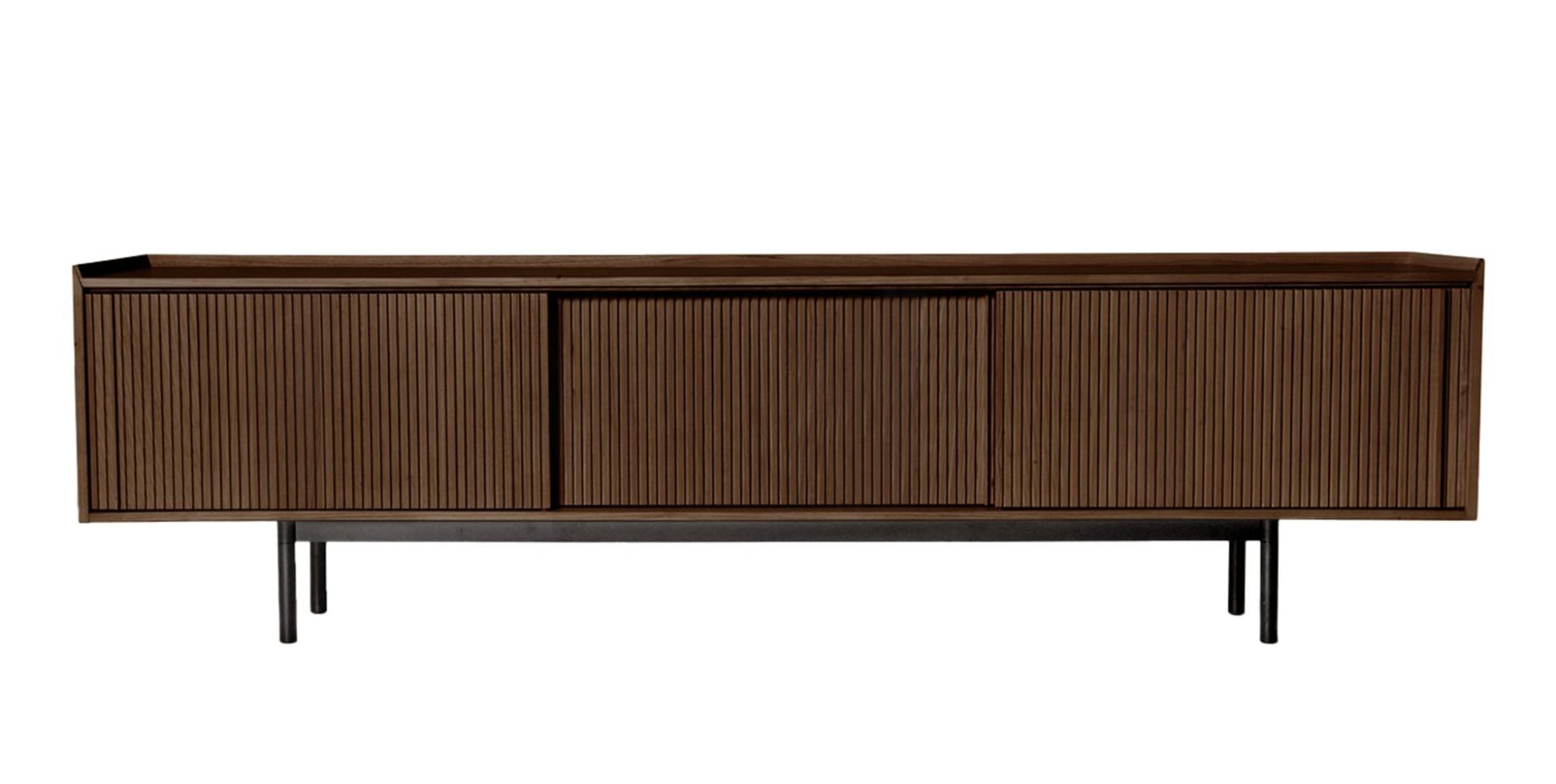 Sipario Braunes Sideboard mit 3 Türen | Dimensions: Height 78 cm