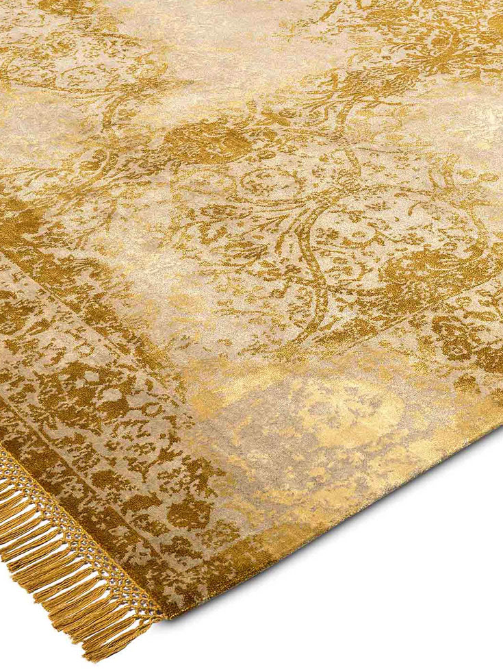 Gold auf Doma Teppich | Größe: 170 x 240 cm