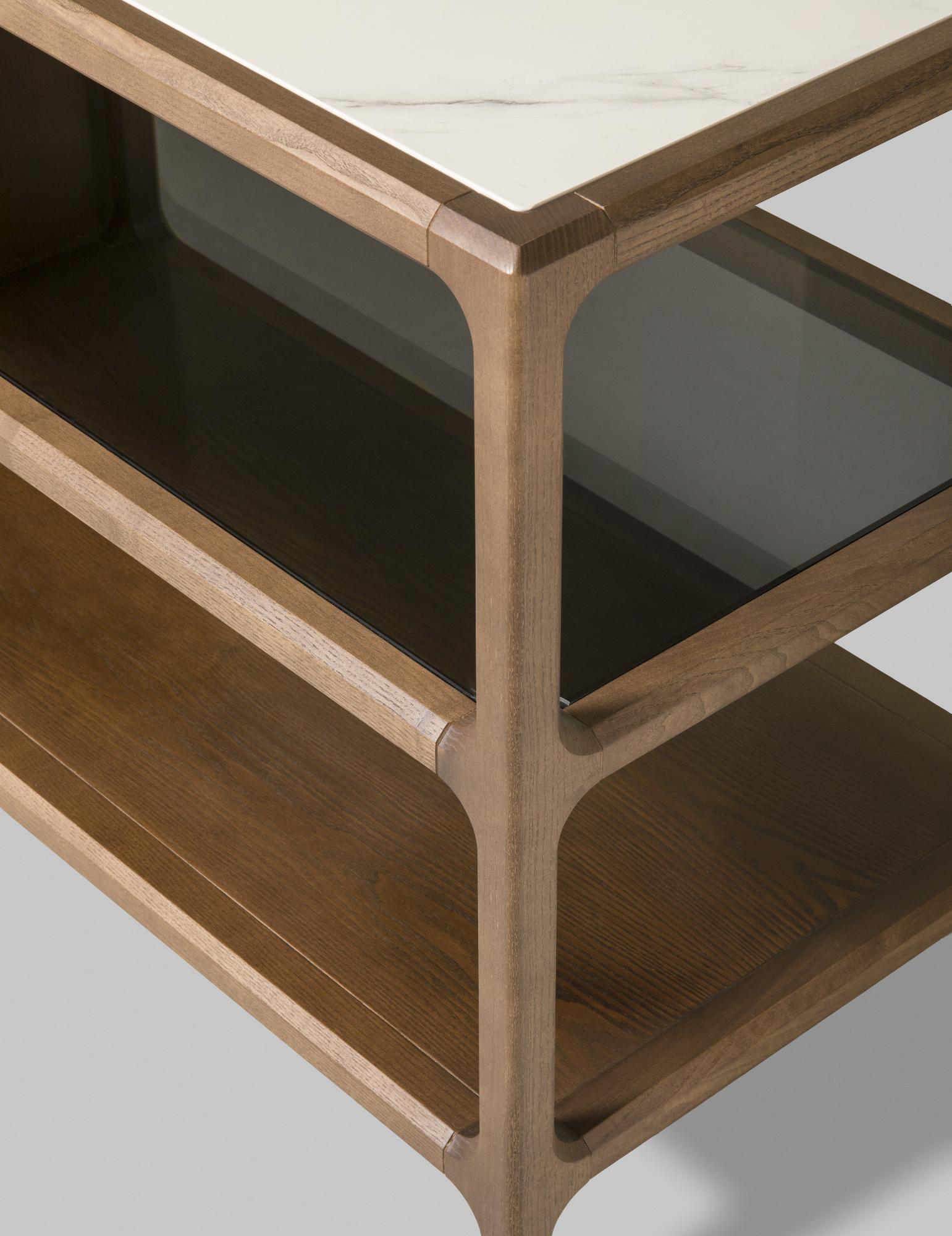 Bellagio Luxe Leder-Sideboard