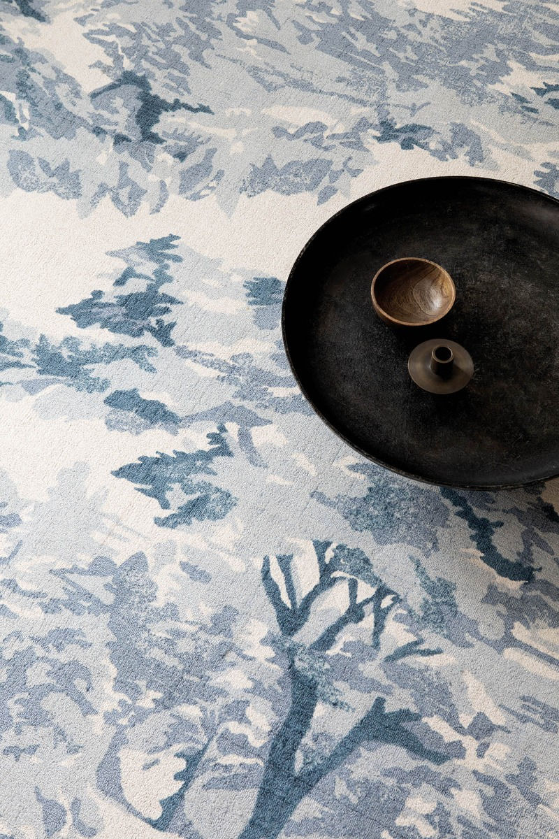 Landscape Toile Light Blue 162608 Teppich | Größe: 200 x 280 cm