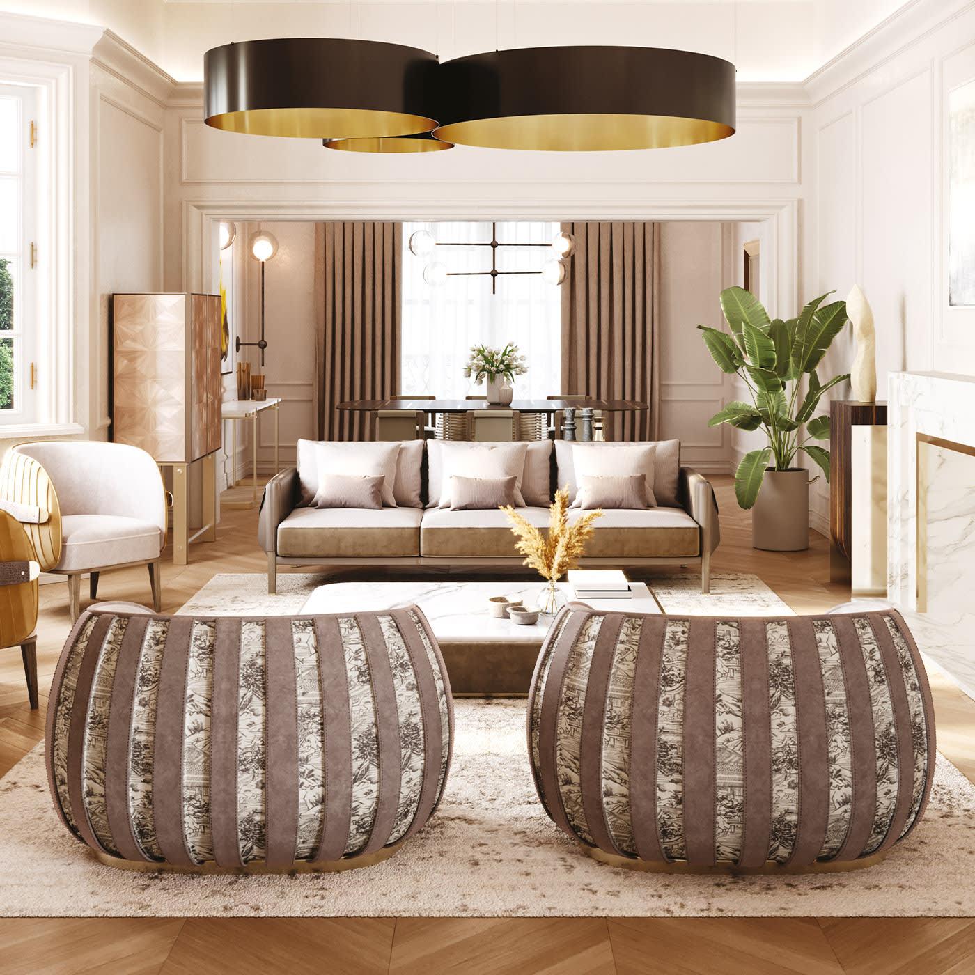 Loto Zeitgenössischer italienischer Sessel