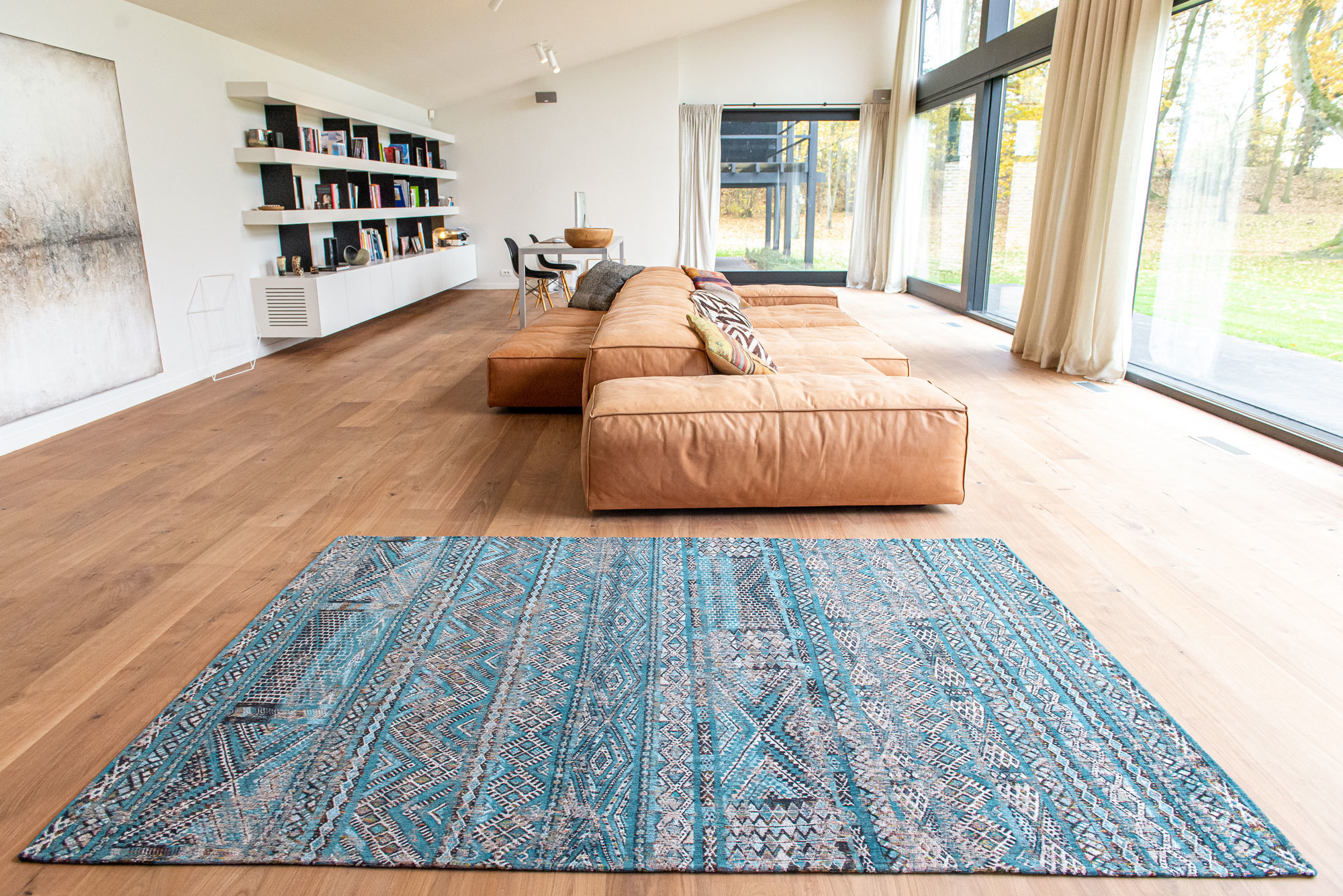 Zemmuri Blue Teppich | Größe: 170 x 240 cm