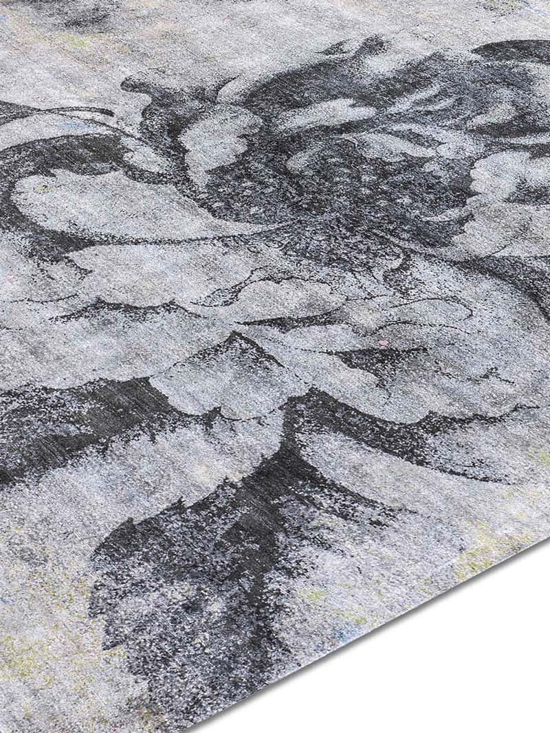 Flowers Original auf Grau Teppich