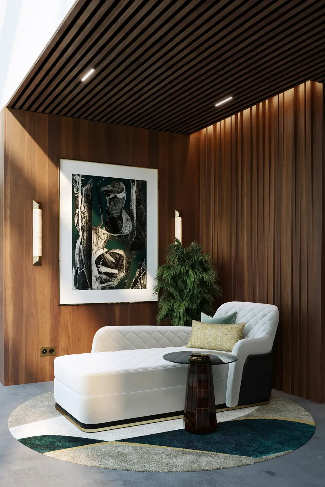 Radiance II Brauner Beistelltisch - 1