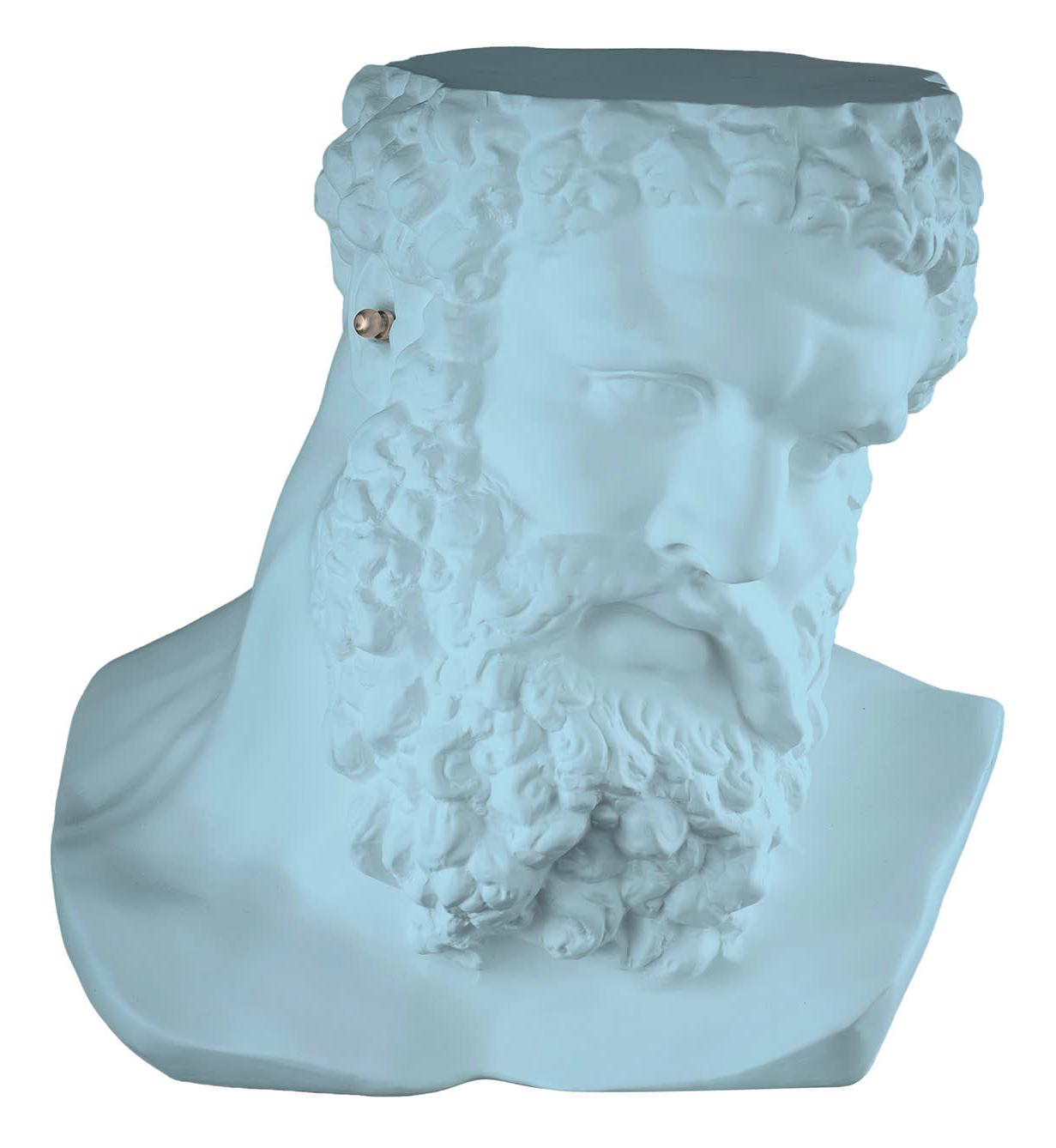 Ercole Non Sento Hellblaue Büste