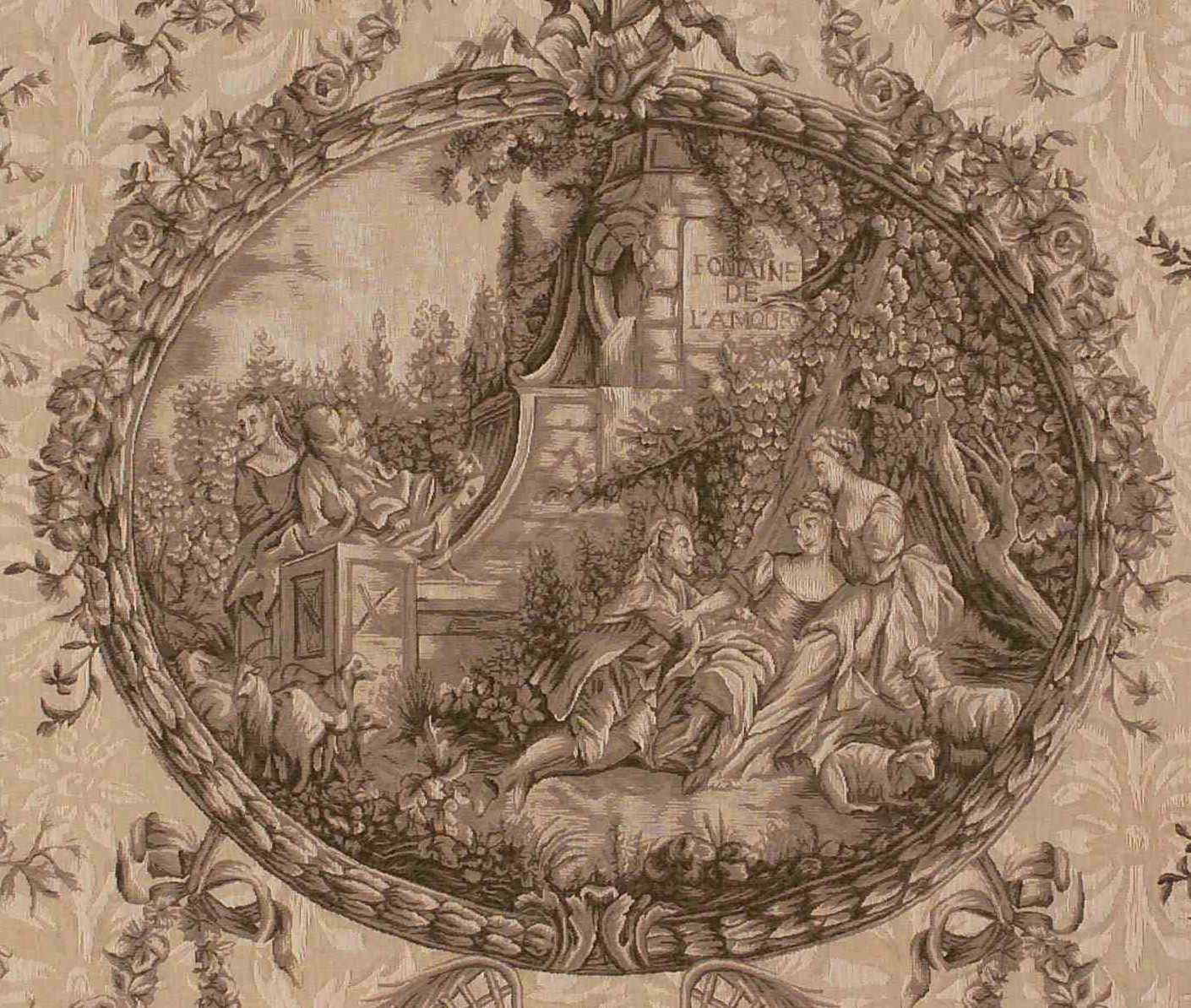 Liebesbrunnen Wandteppich | Größe: 110 x 150 cm