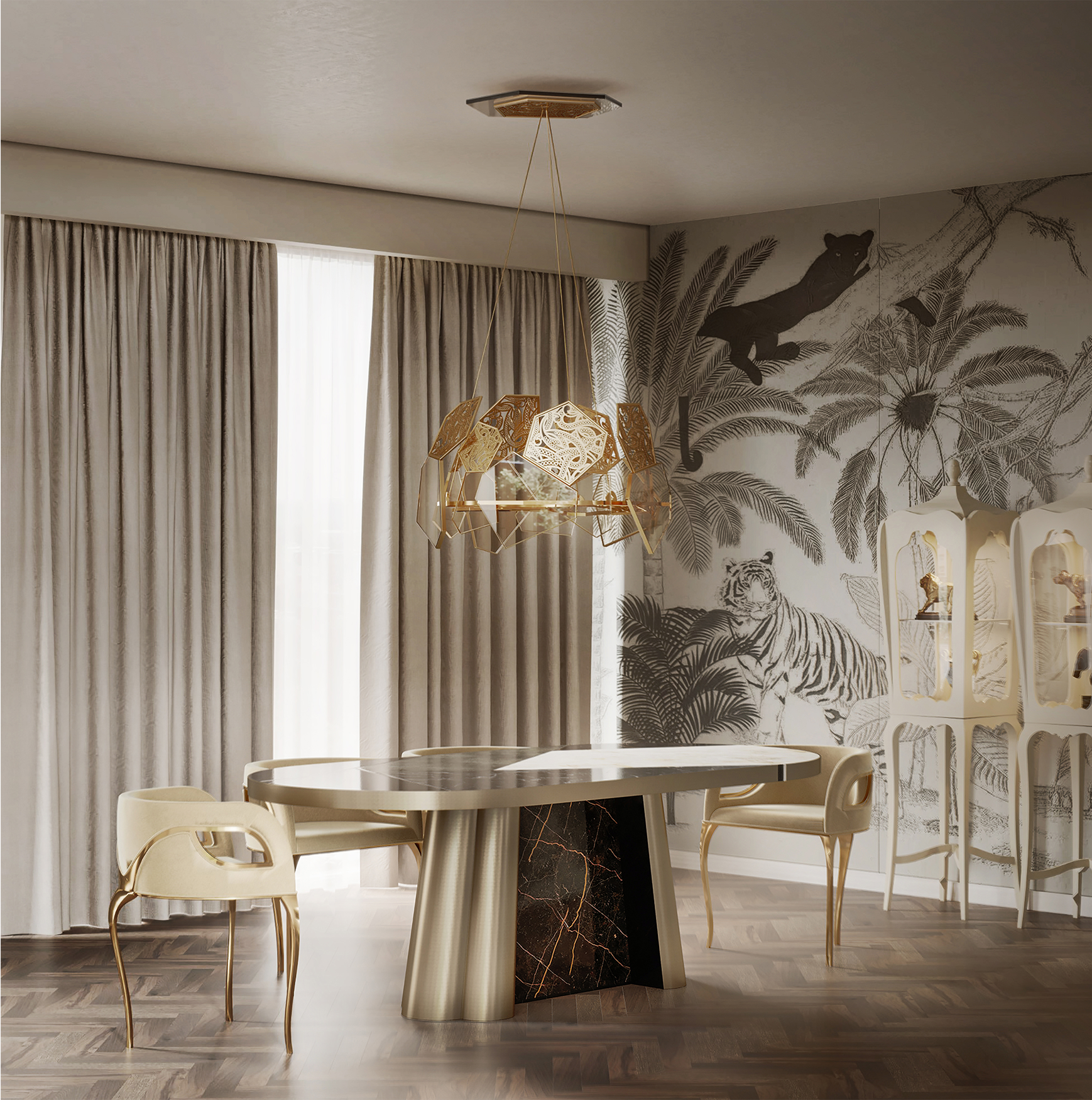Chandra Luxe Akzentstuhl