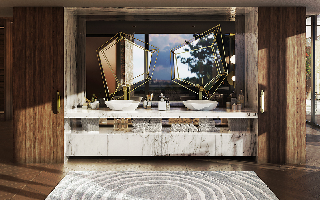 Lustre Kleiner Wandspiegel - 6