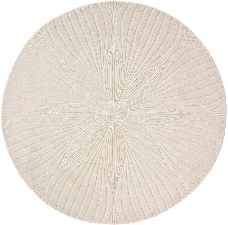 Folia Stone 38301 Runder Teppich | Größe: Ø 200 cm