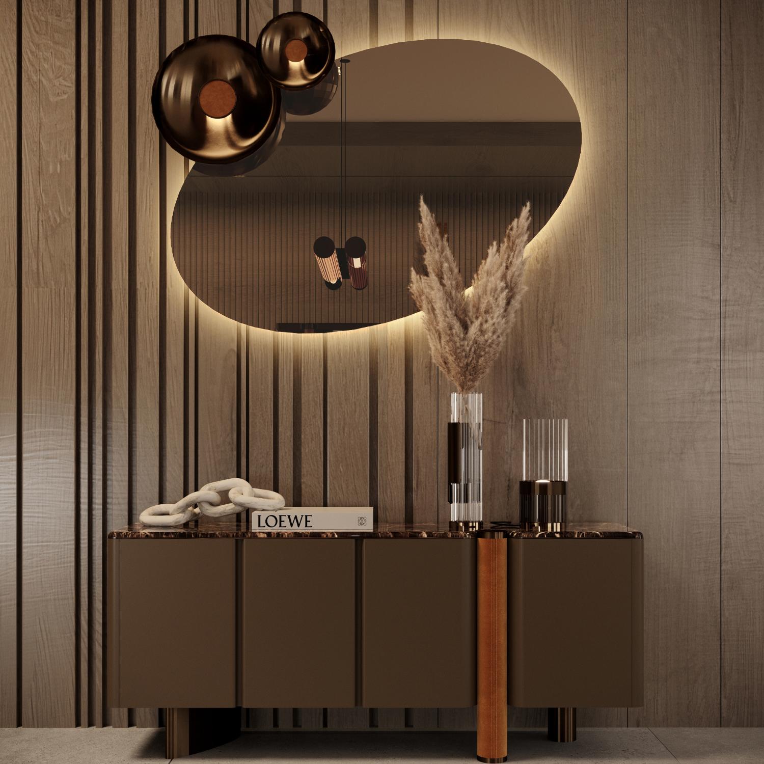 Bon Ton Ovaler Wandspiegel