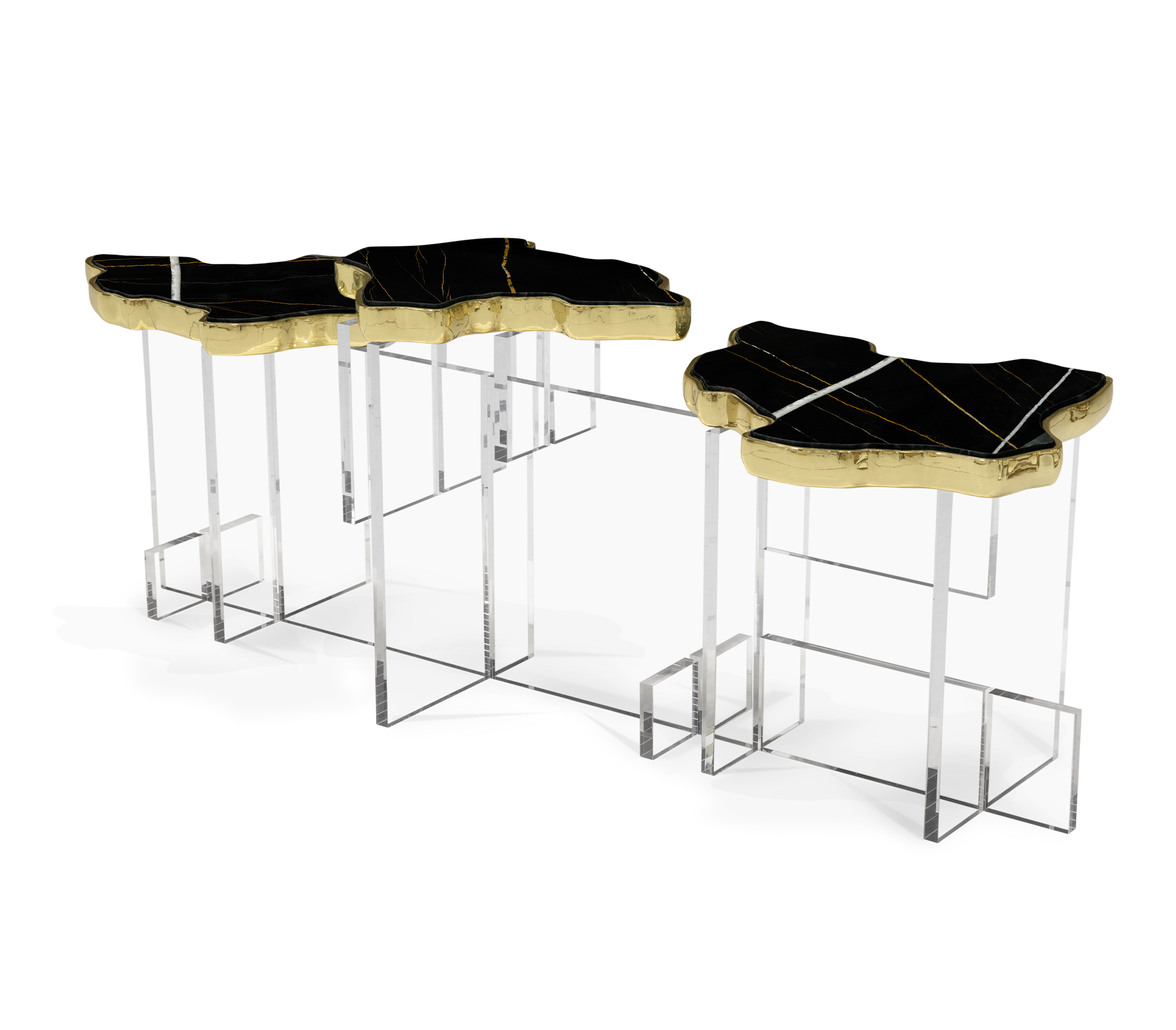 Nero Obsidian XL Beistelltisch