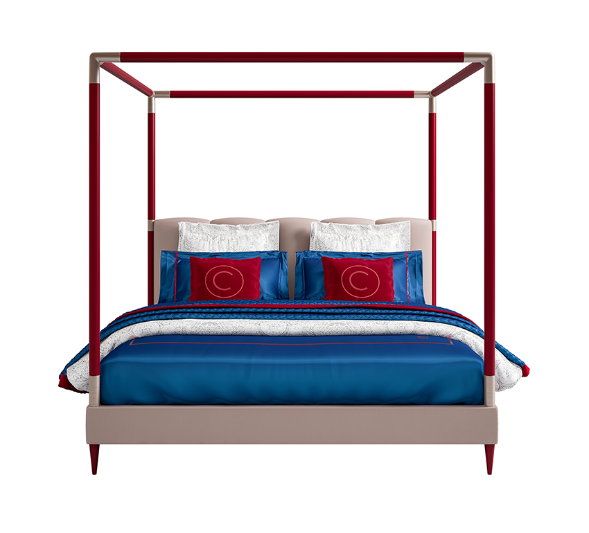 Italienisches Himmelbett | Matratzengröße: 200 × 200 cm