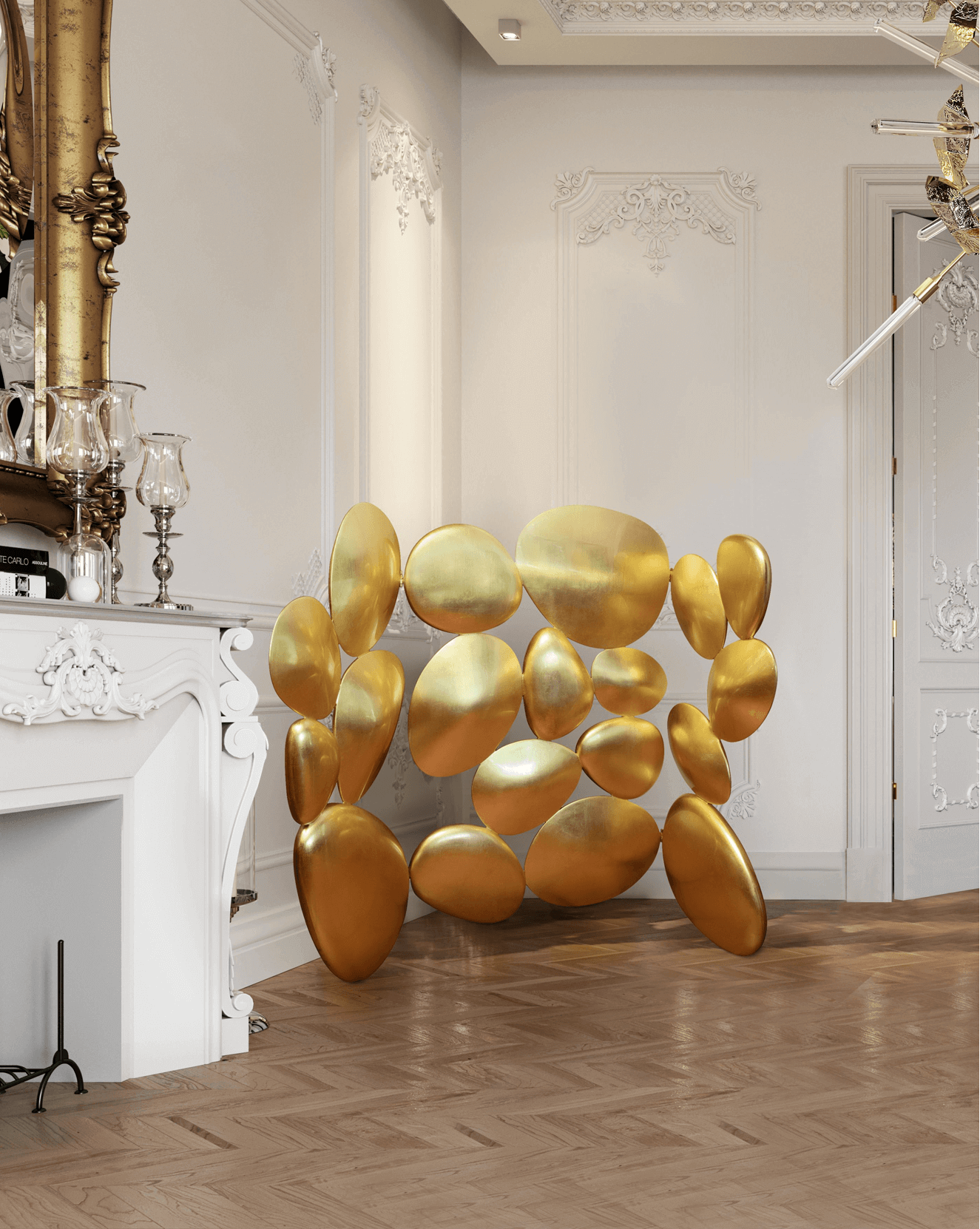 Golden Horizon Paravent